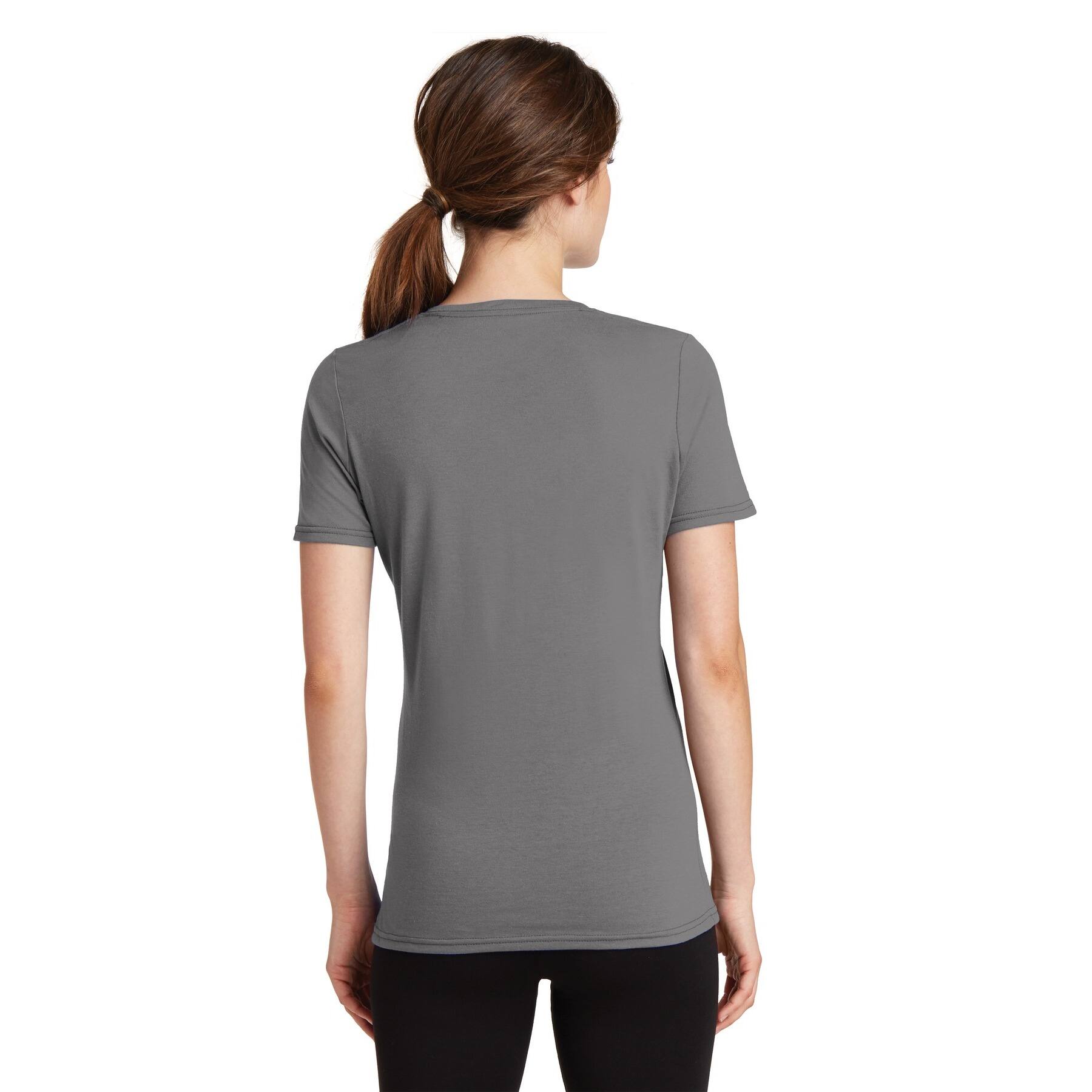 Port & Company® Neutrals Ladies Performance Blend V-Neck T-Shirt