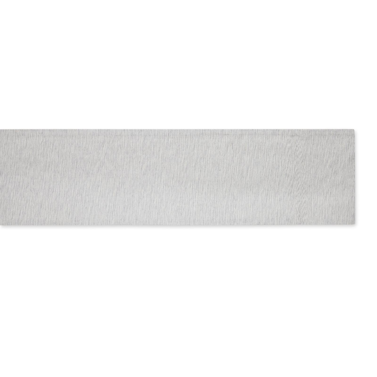 DII® 72" Tonal Recycled Cotton Slubby Rib Table Runner