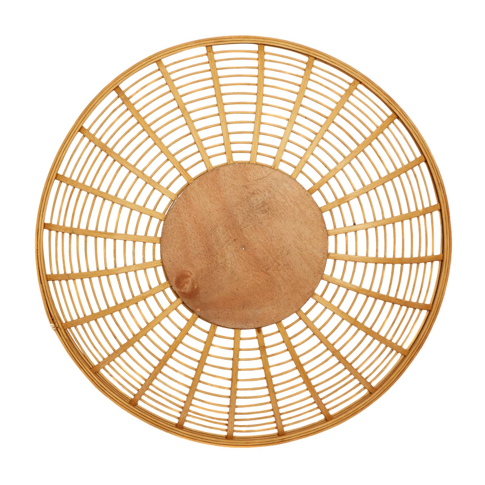 Set of 3 Brown Metal Boho Style Wall Decor 24&#x22;, 22&#x22;, 20&#x22;