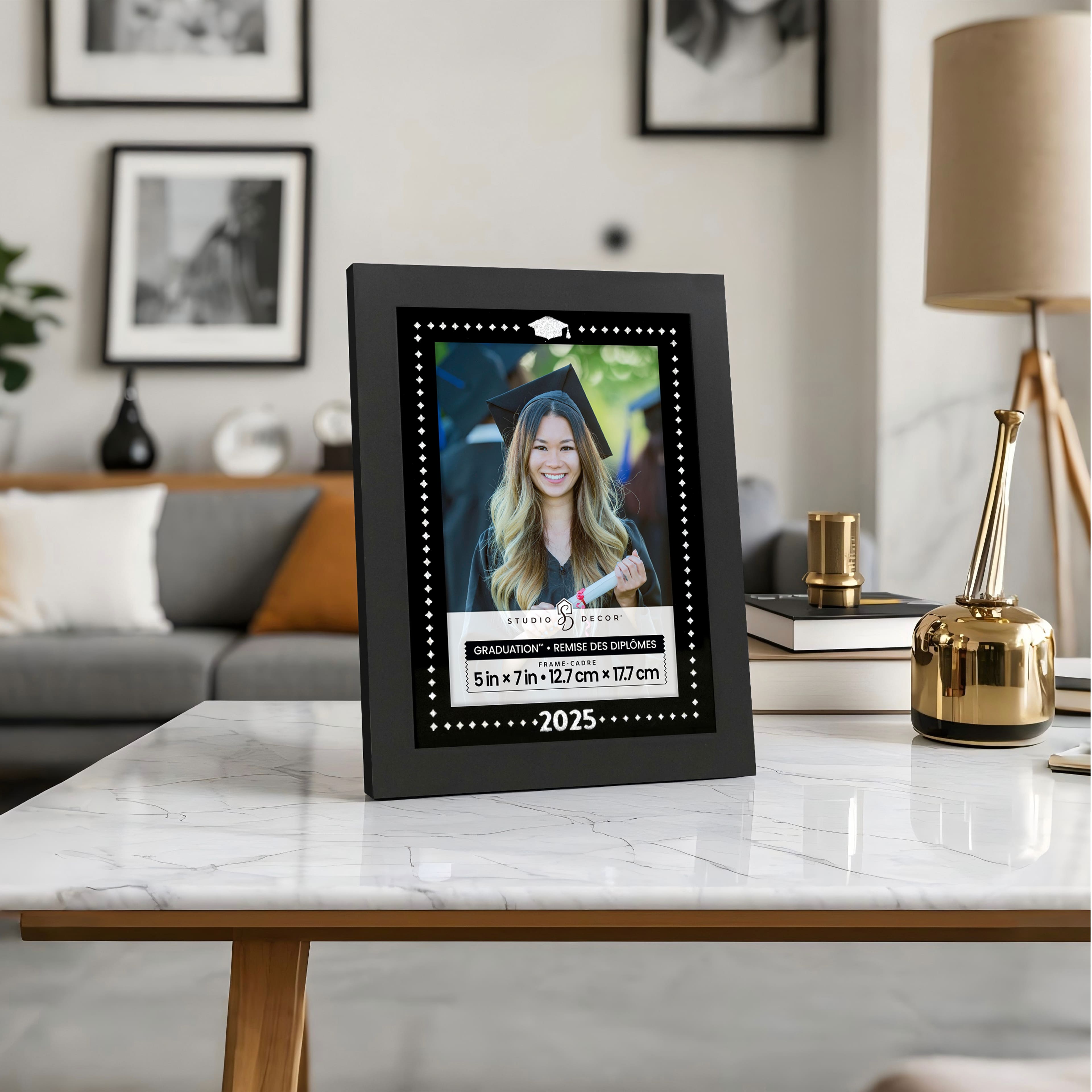 Graduation&#x2122; 5&#x22; x 7&#x22; Black 2025 Frame by Studio D&#xE9;cor&#xAE;