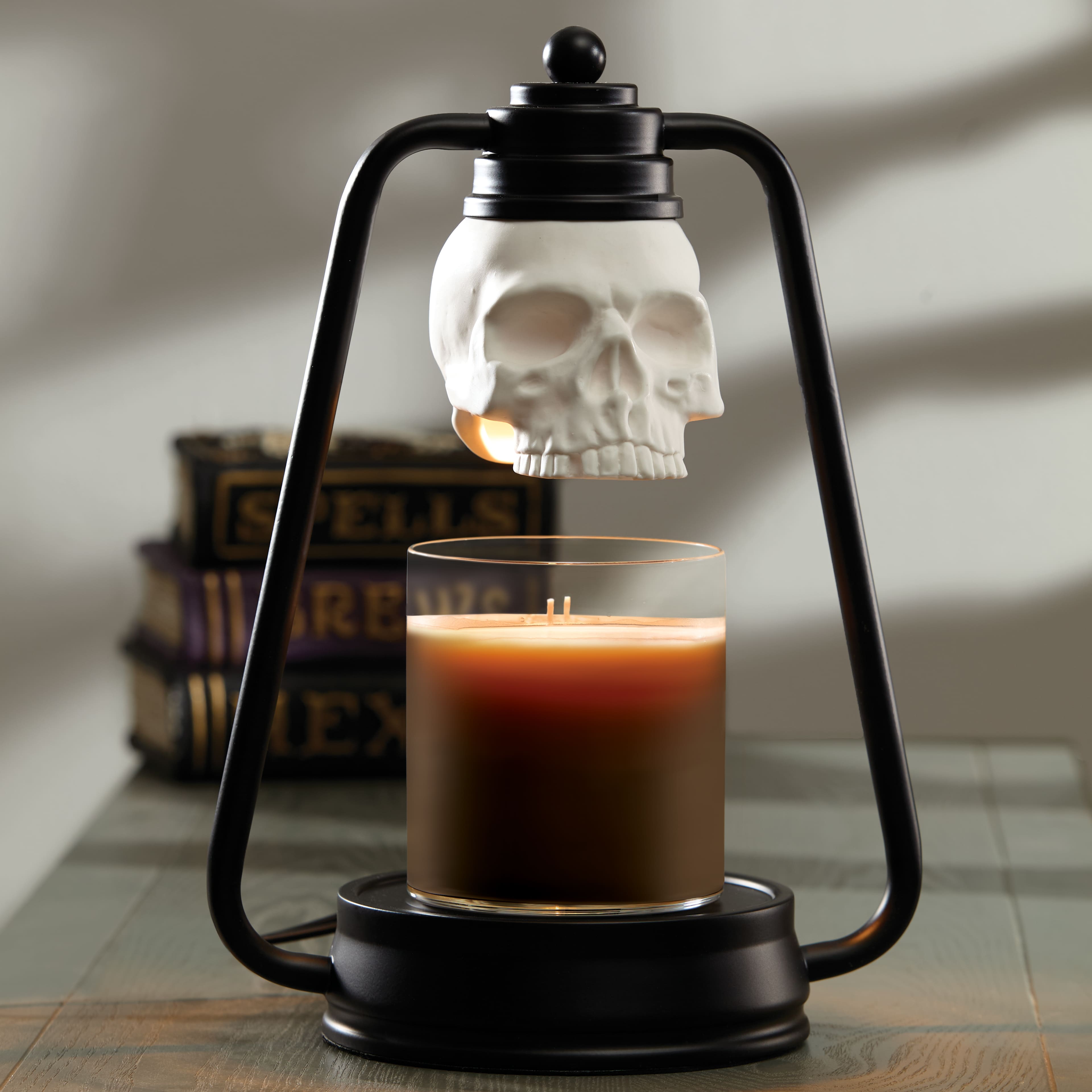 11.75&#x22; Skull Candle Warmer Lamp by Ashland&#xAE;