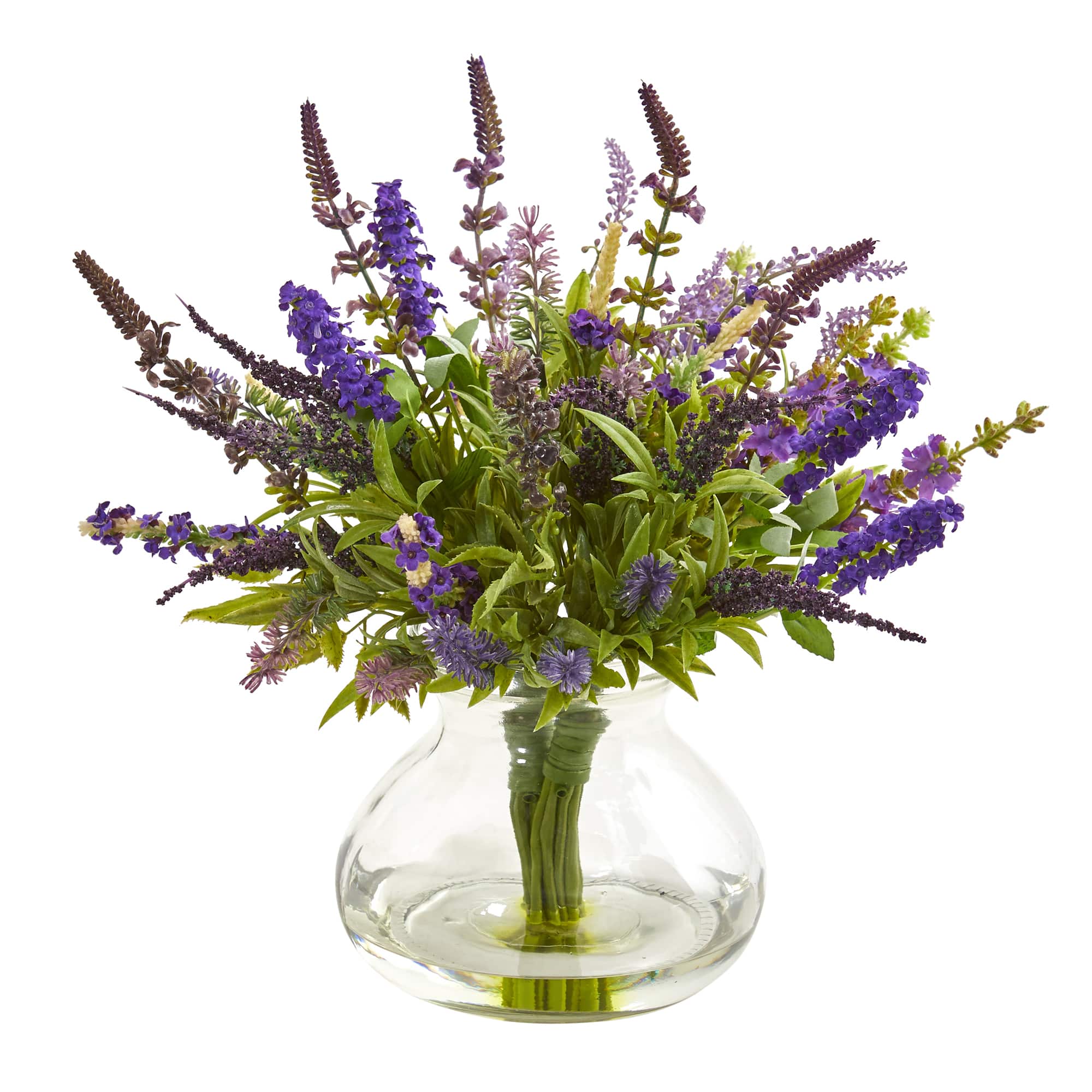 16&#x22; Lavender Bouquet Arrangement in Vase