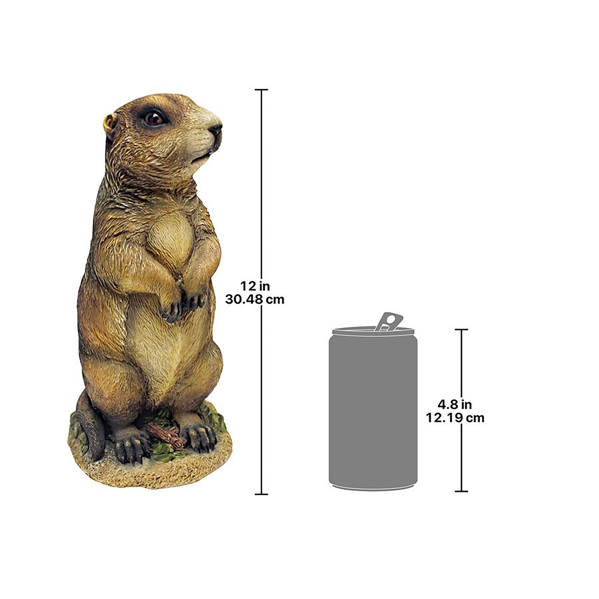 Design Toscano 12&#x22; Pesty, the Garden Gopher Statue