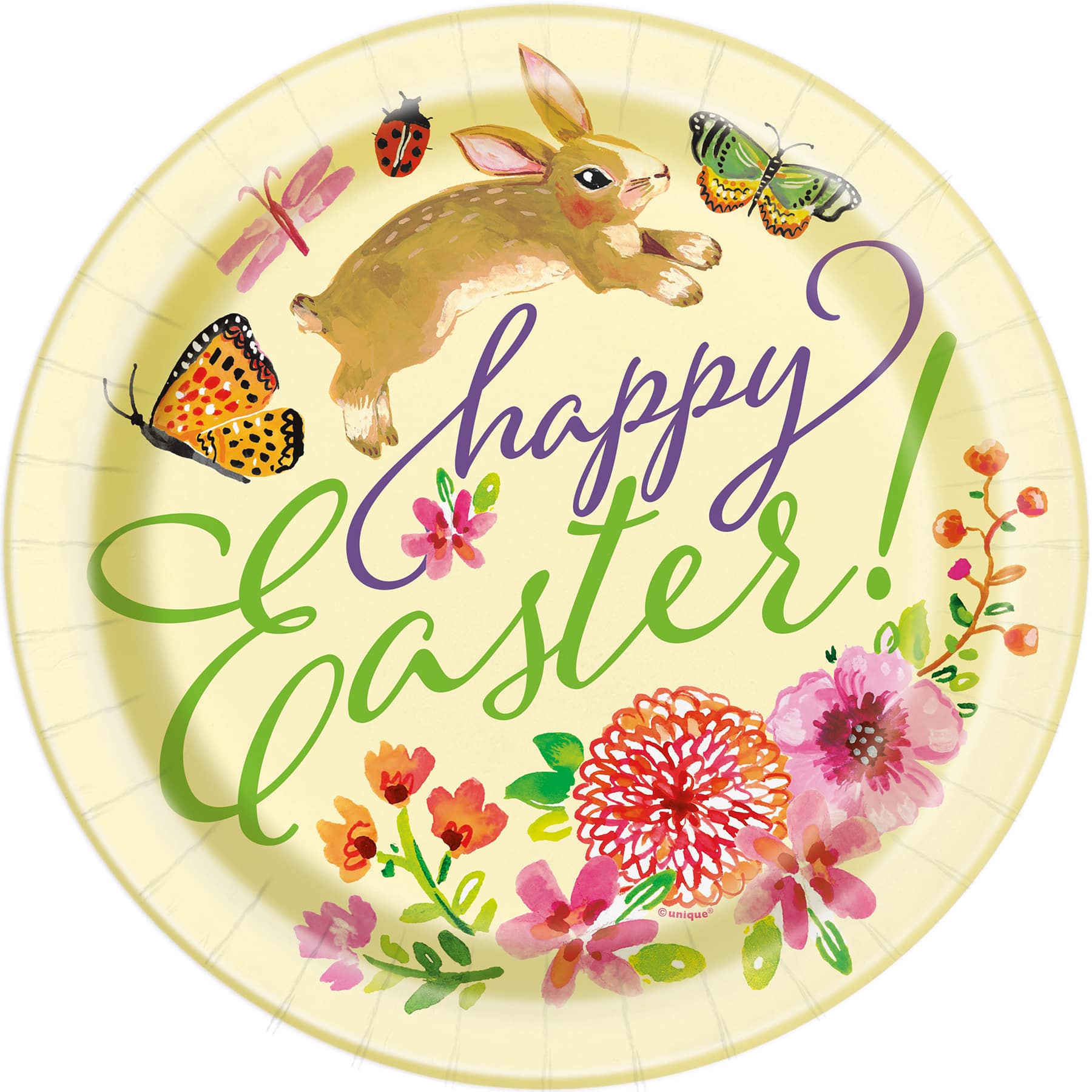 bunny party plates