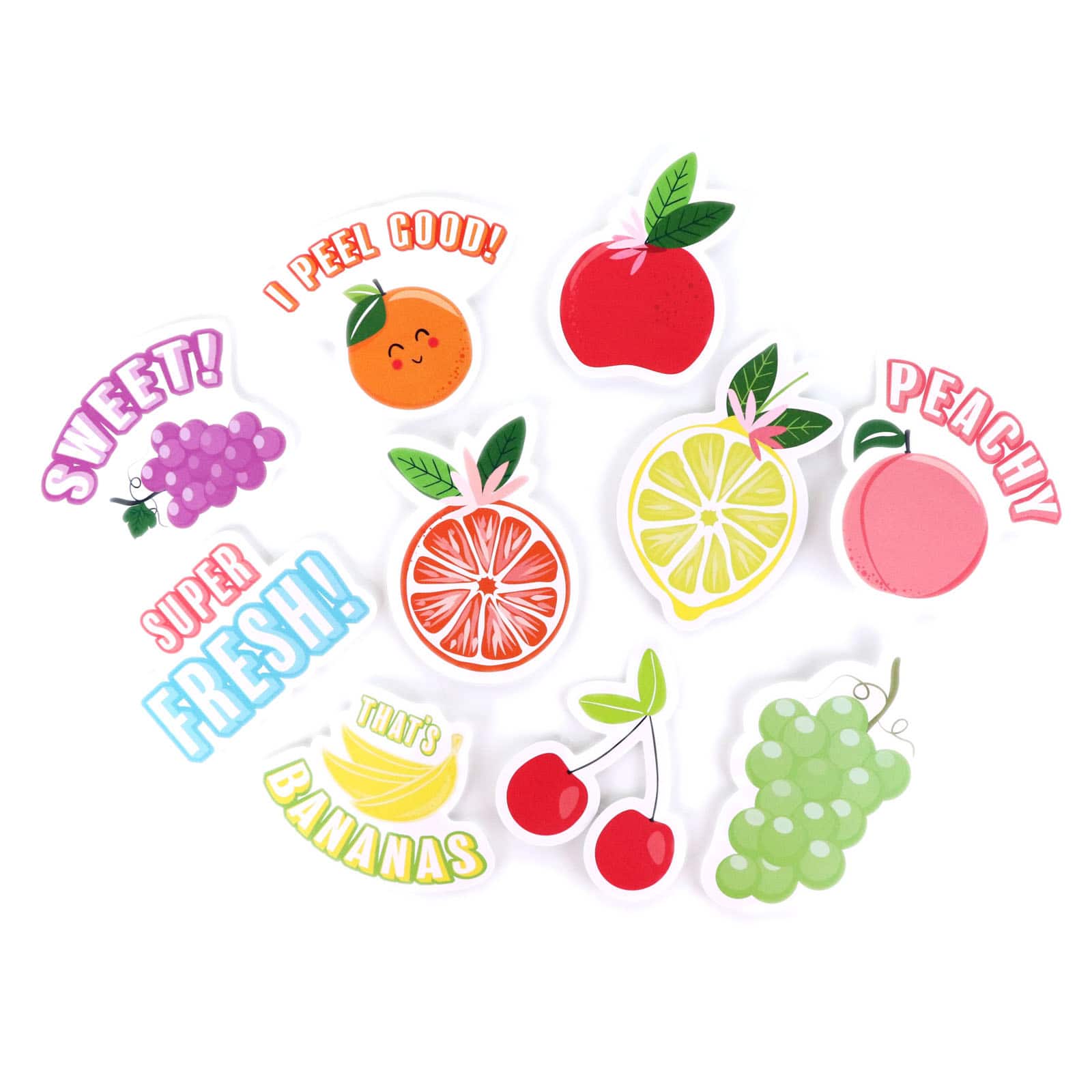 Vinyl Diecut Fruit Sticker Set by Recollections&#x2122;