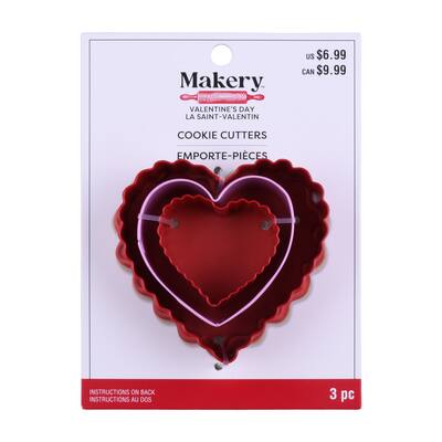 Nested Hearts Cookie Cutters Set by Makery™ | Michaels