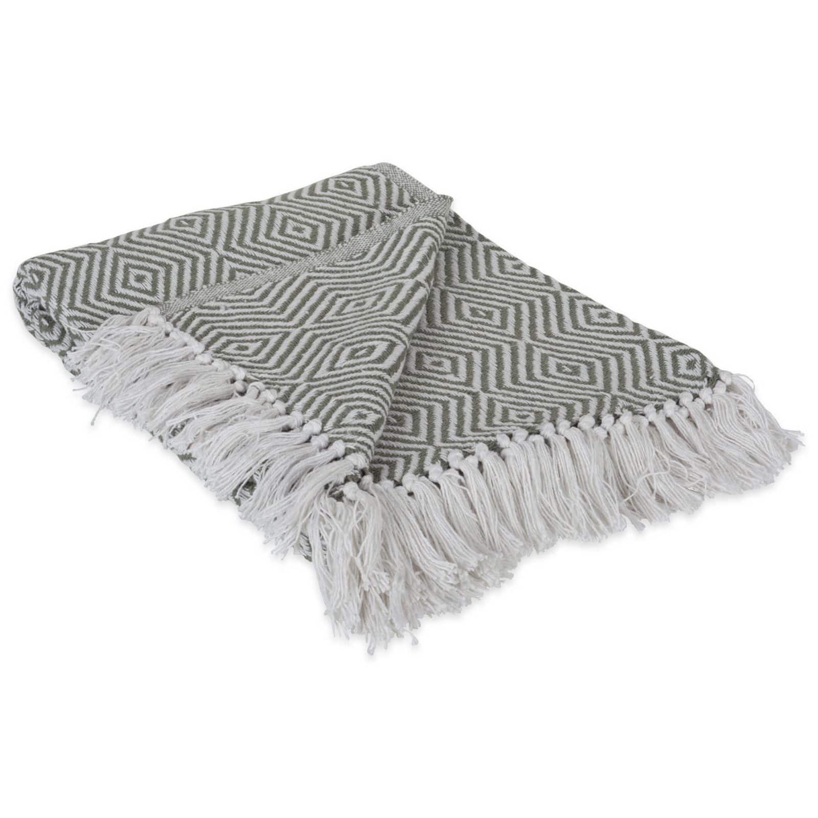 DII® Artichoke X-Diamond Geometric Throw