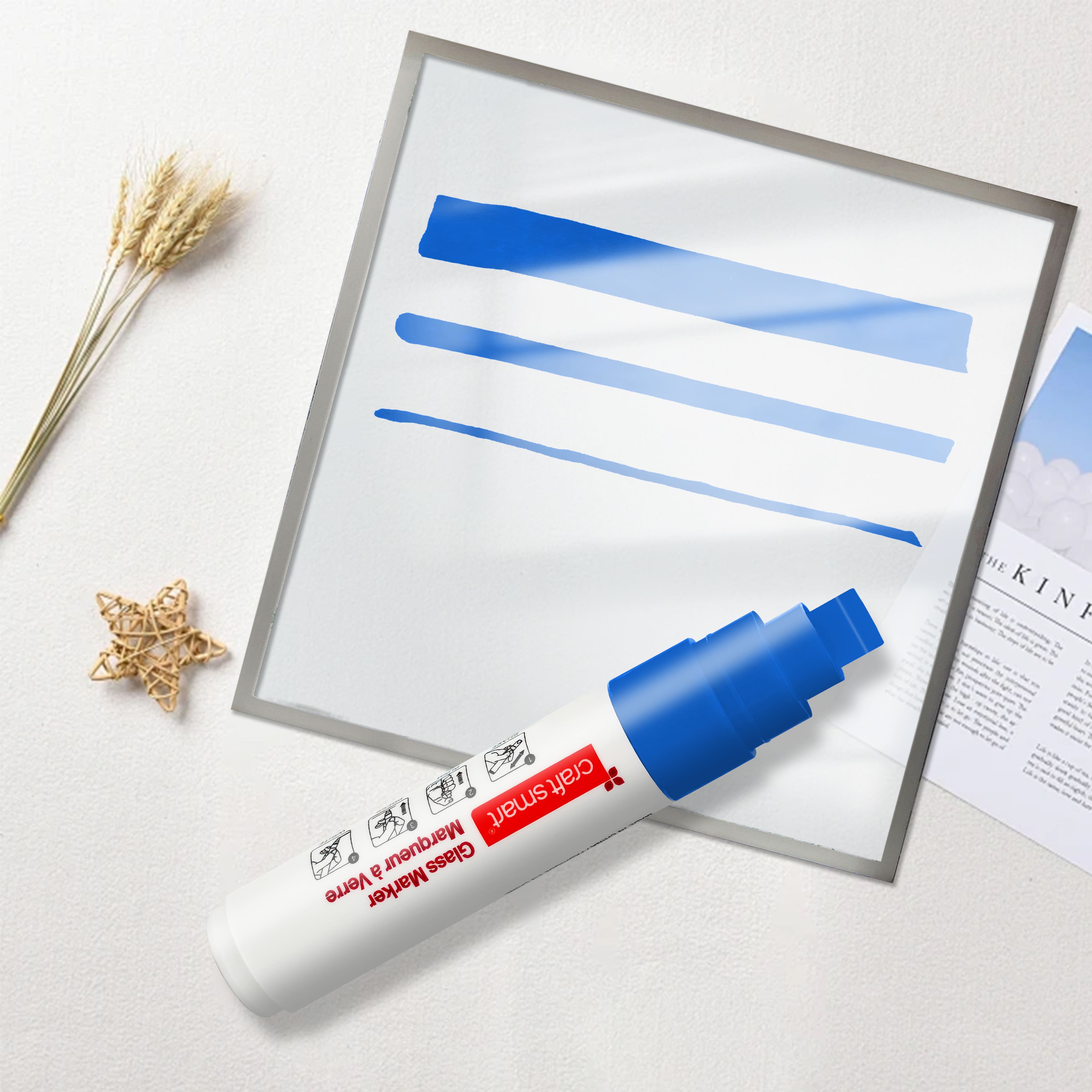 Marqueur pour verre à pointe 3 en 1 de Craft Smart