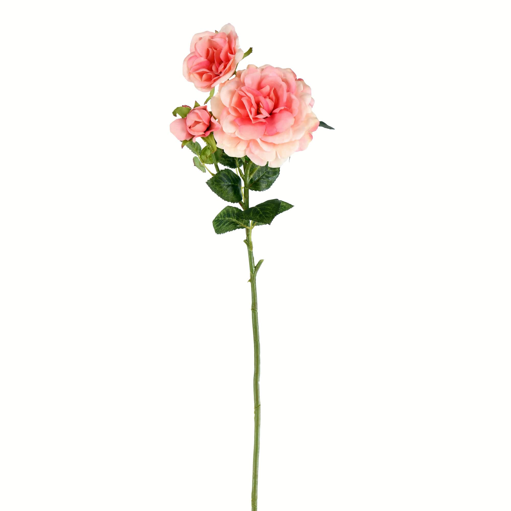 Pink Rose Stem, 3ct.