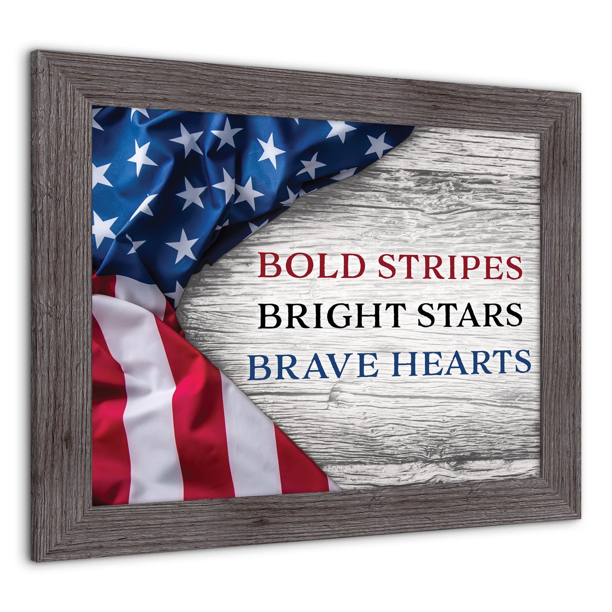 Bold Bright Brave Western Framed Print