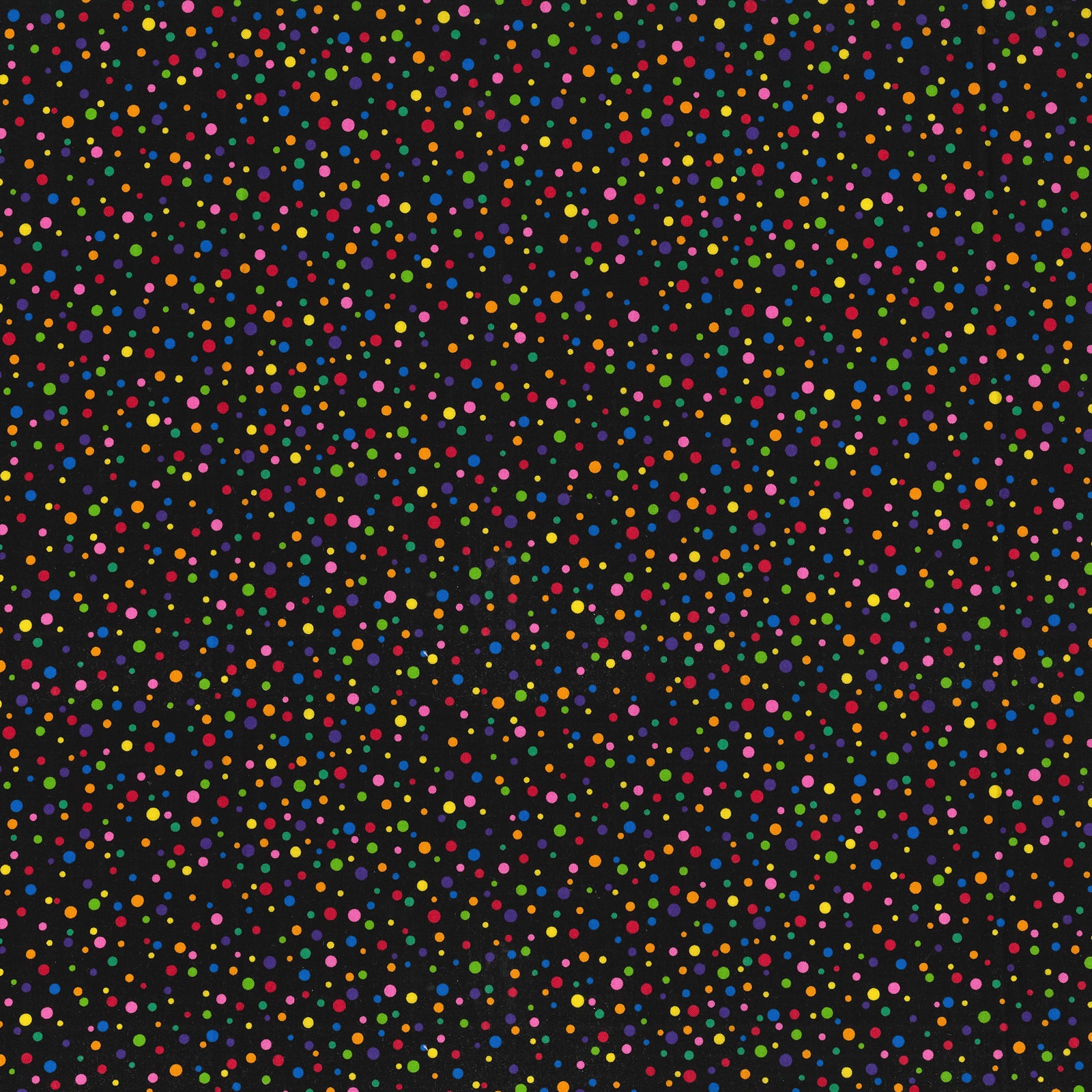Fabric Traditions Multicolored Polka Dots Cotton Fabric