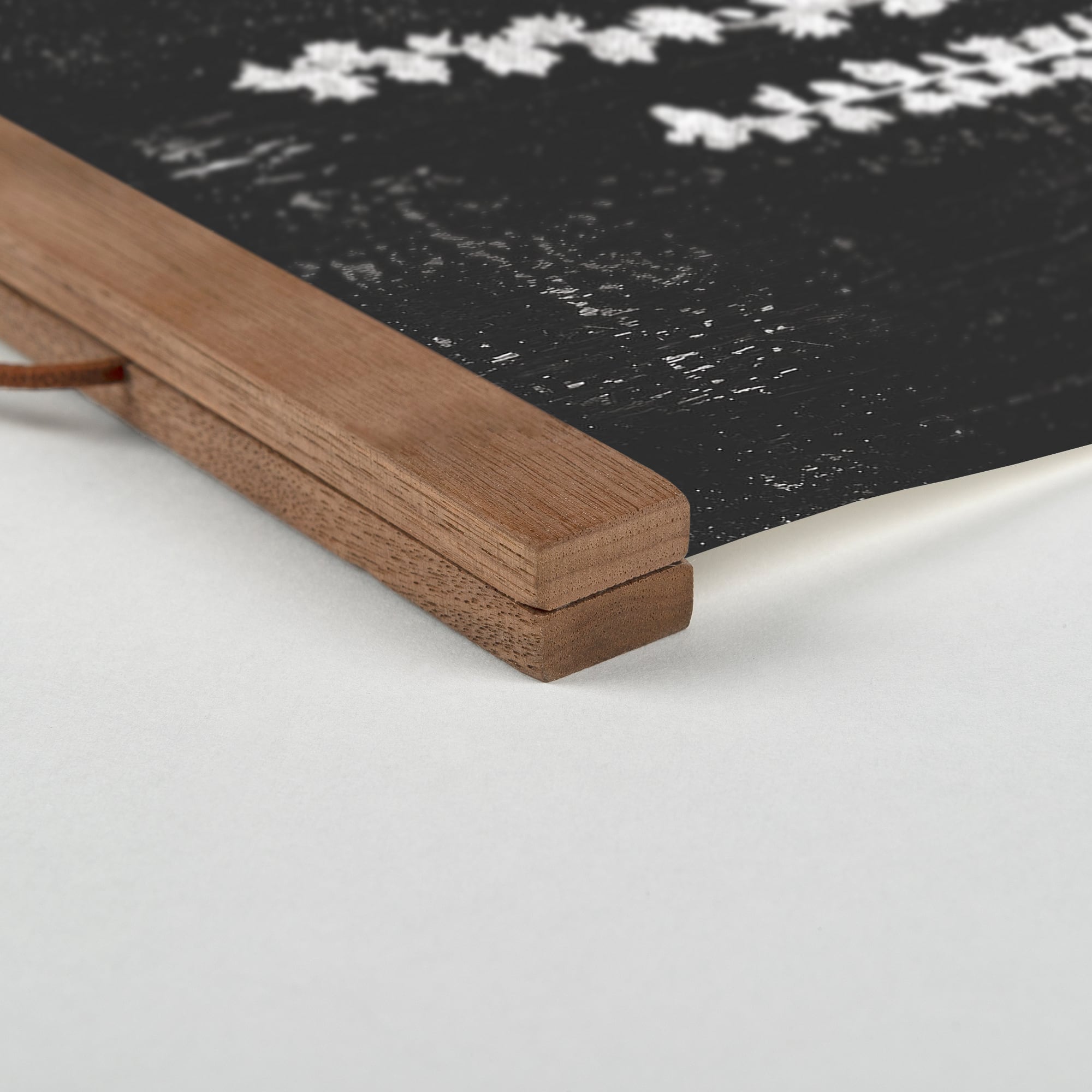 Monochromatic Marigold Teak Hanging Canvas