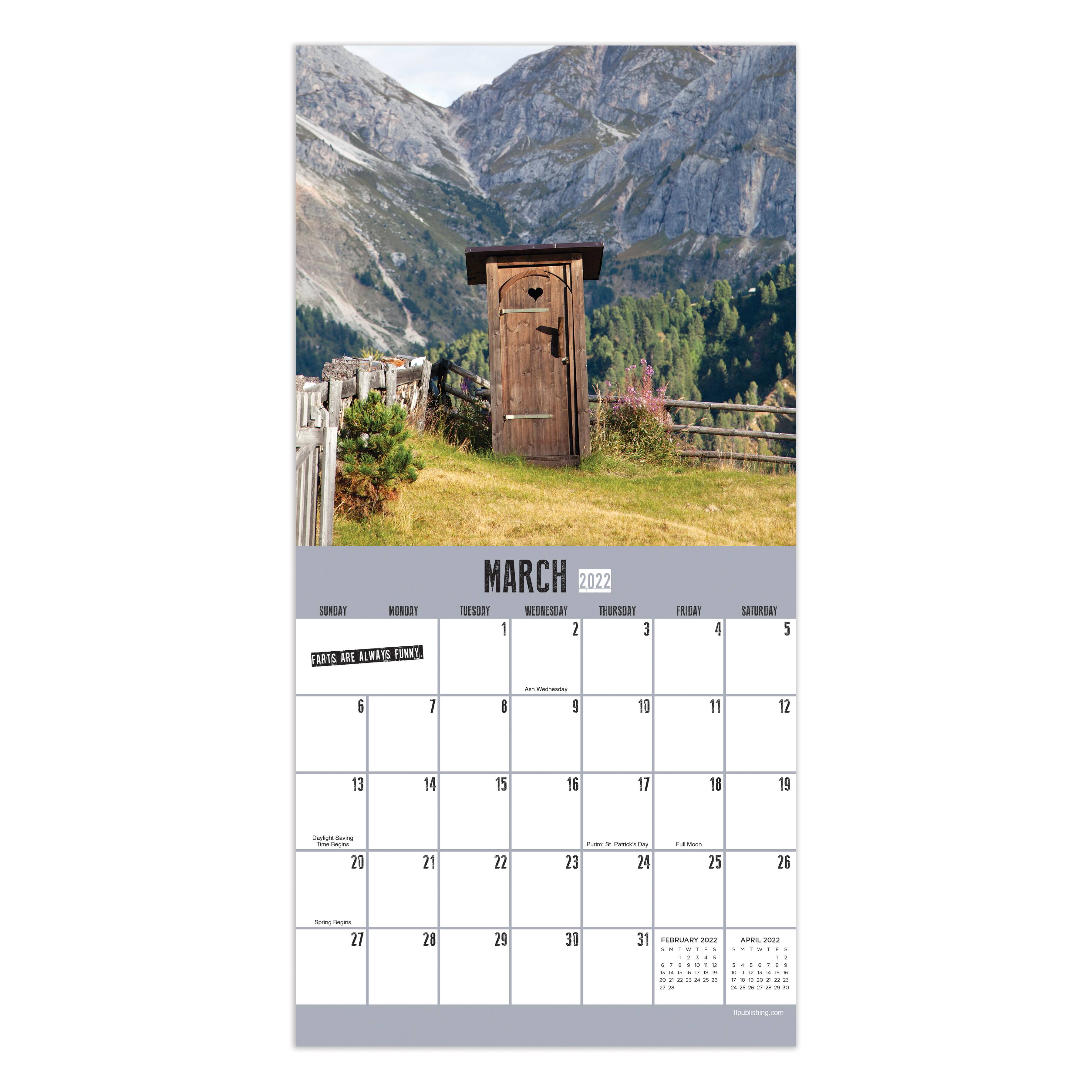2022 Outhouses Mini Calendar Michaels 2022 Outhouse Calendar