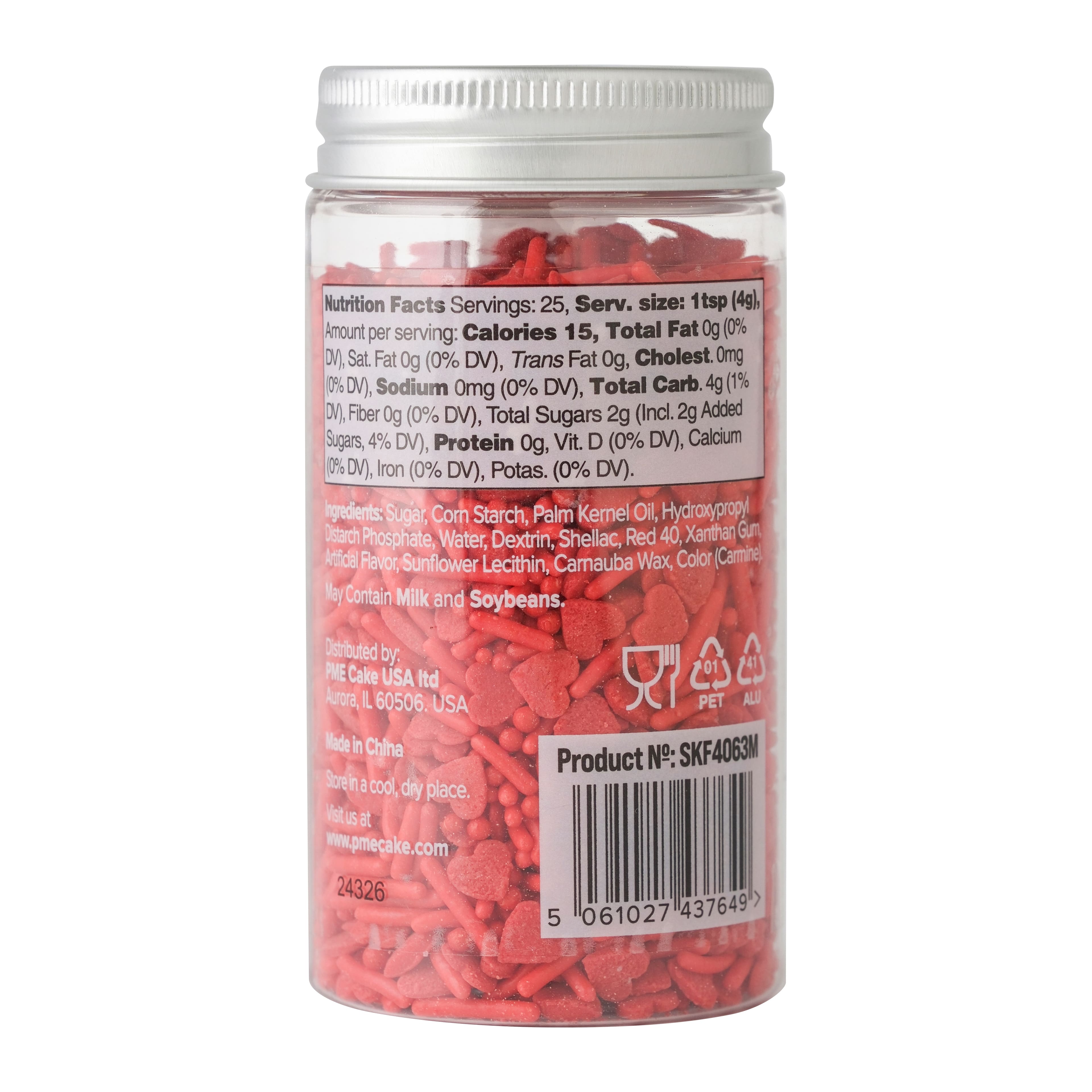 PME Cake Sweet Street&#x2122; 3.5 oz. Sprinkle Mix