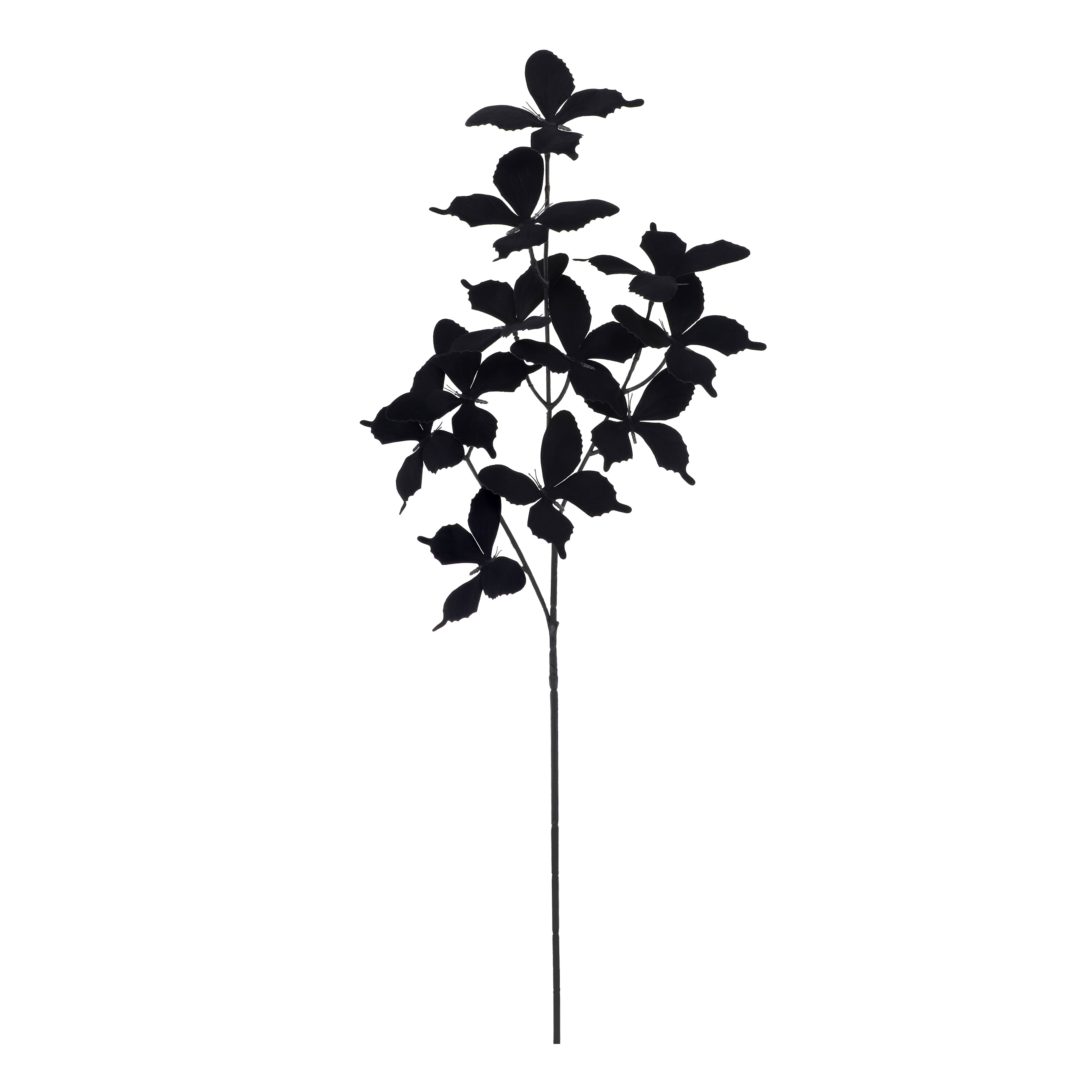 29&#x22; Black Butterfly Stem by Ashland&#xAE;