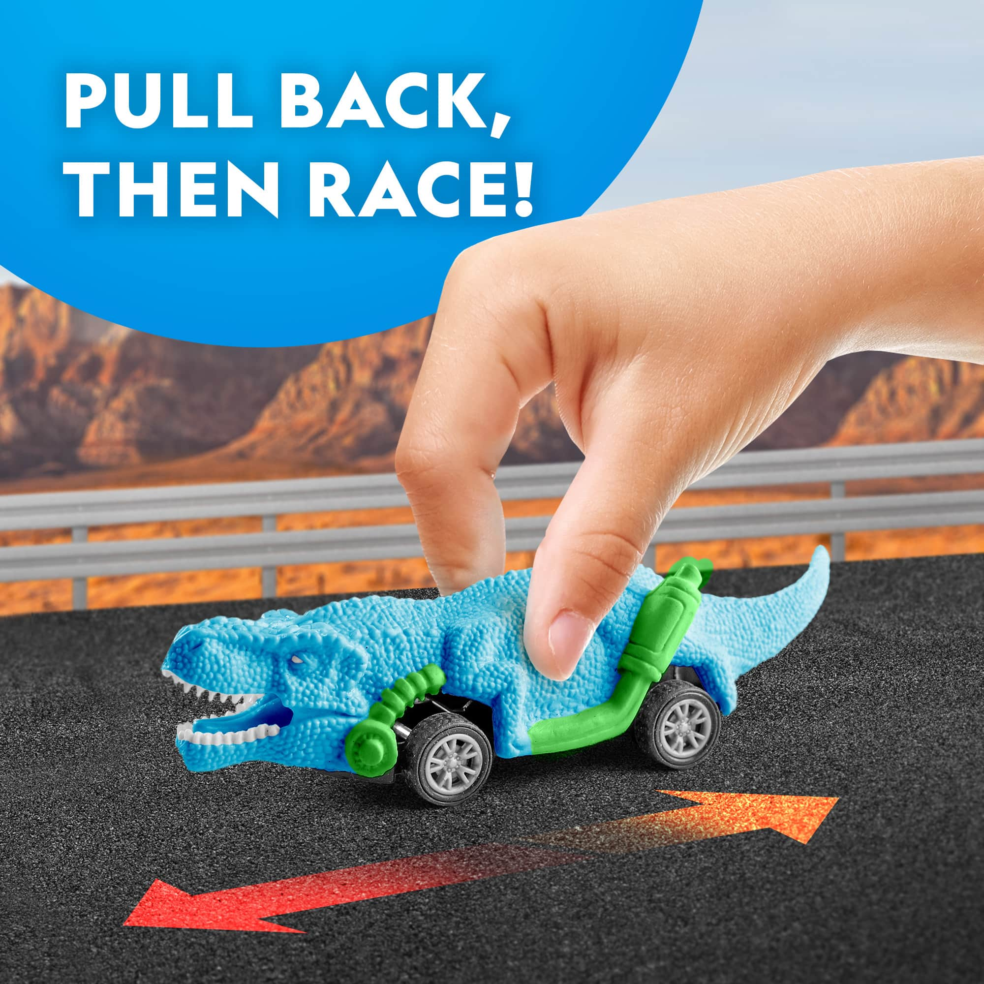 National Geographic&#x2122; Paint Your Own Dino Race Cars Kit