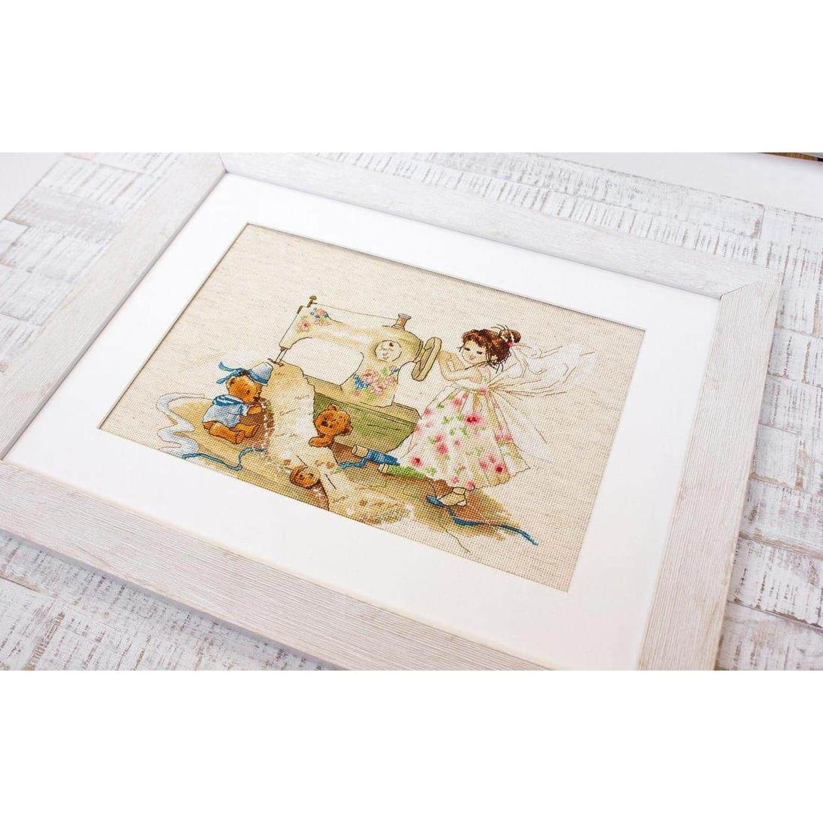 Luca-s The Fairy-Needlewoman Counted Cross Stitch Kit