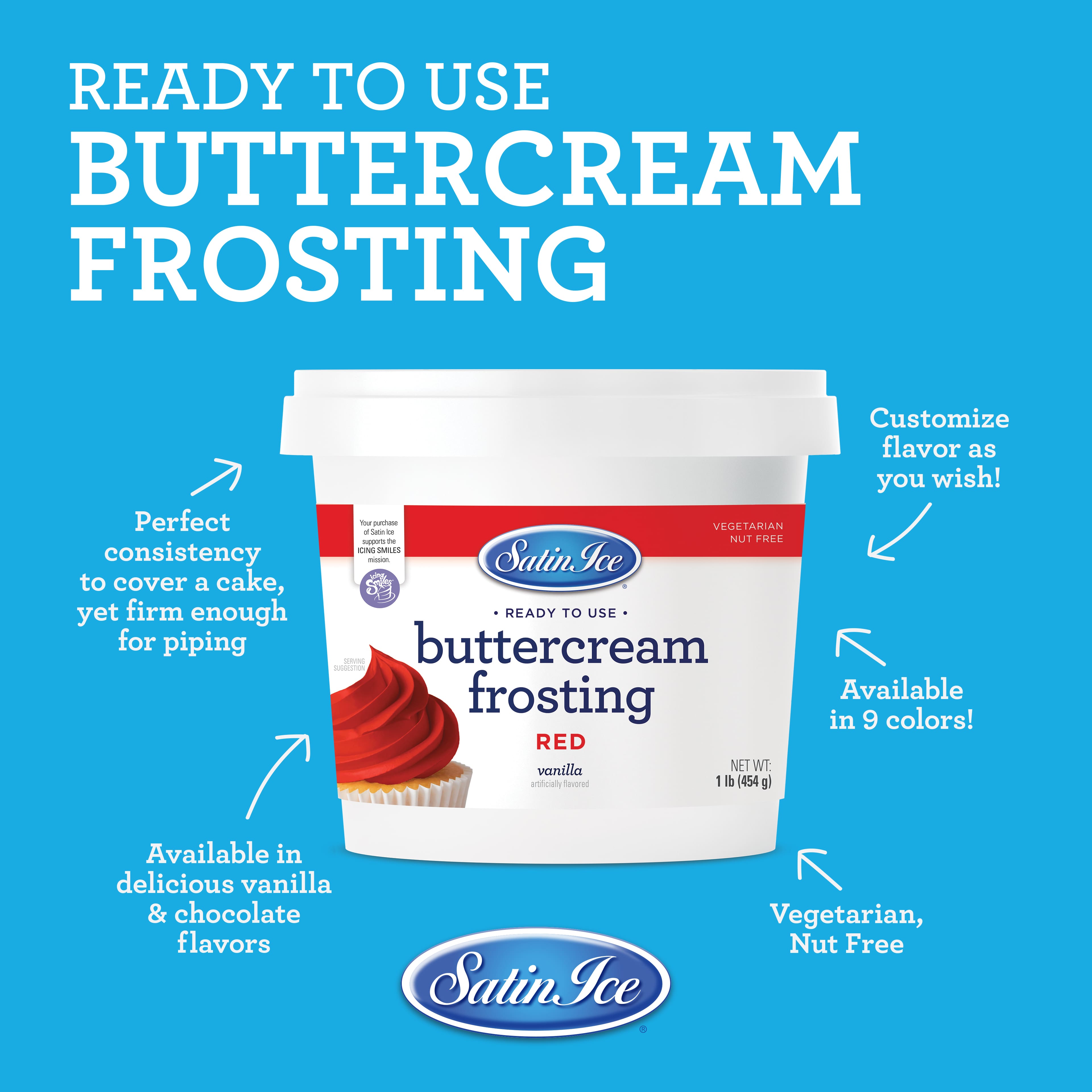 Satin Ice&#xAE; Buttercream Frosting