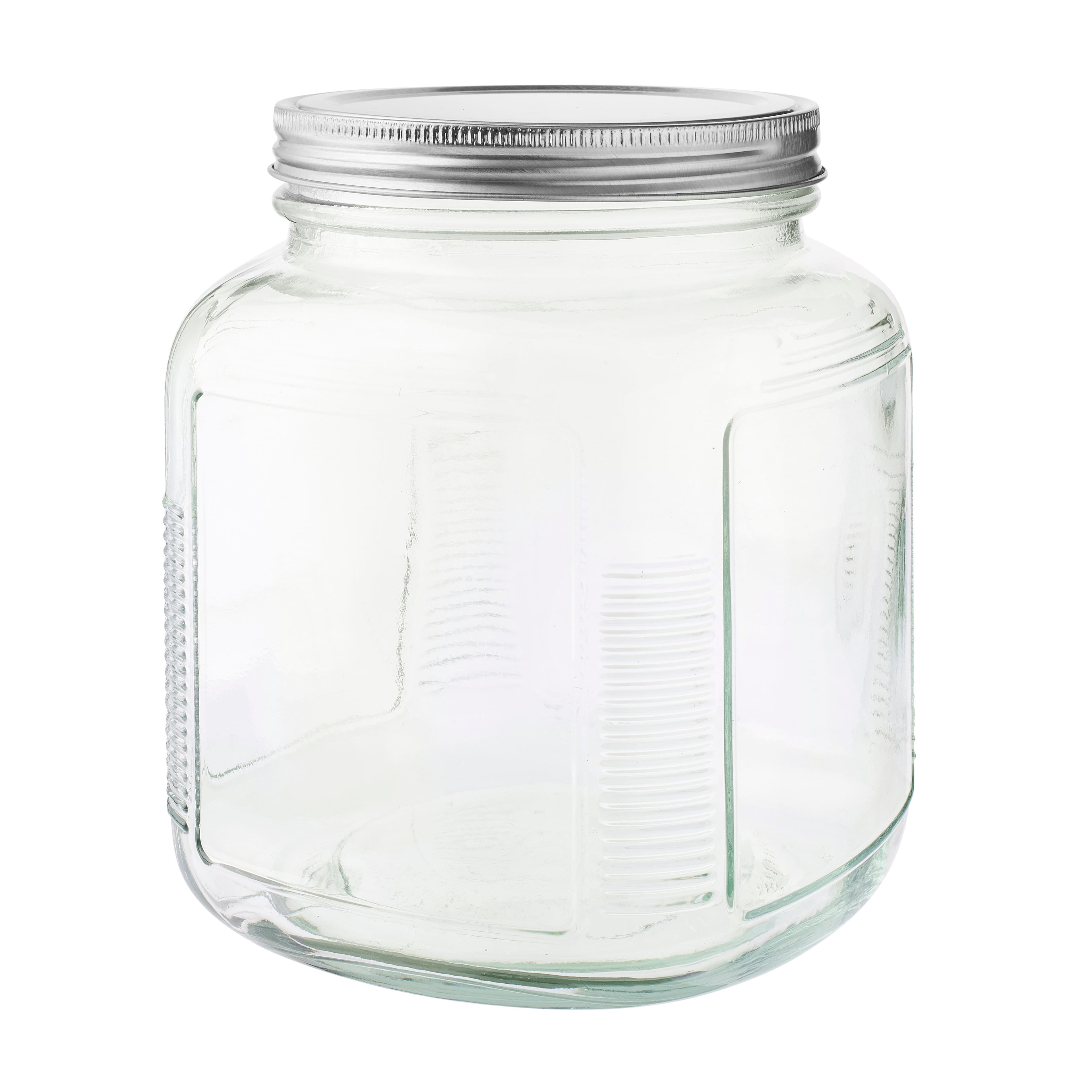 12 Pack: 6.75&#x22; Glass Square Cracker Jar by Ashland&#xAE;