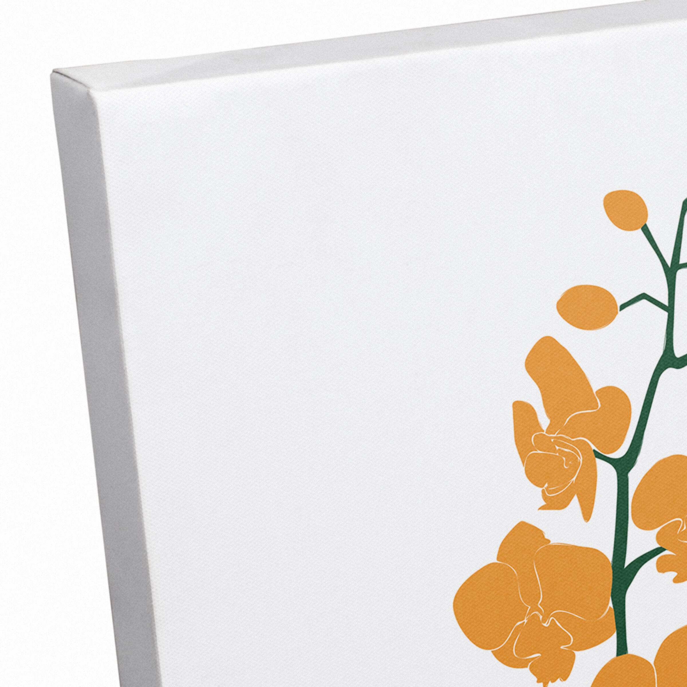 Papercut Flower Trio 20" x 20" Canvas Wall Art