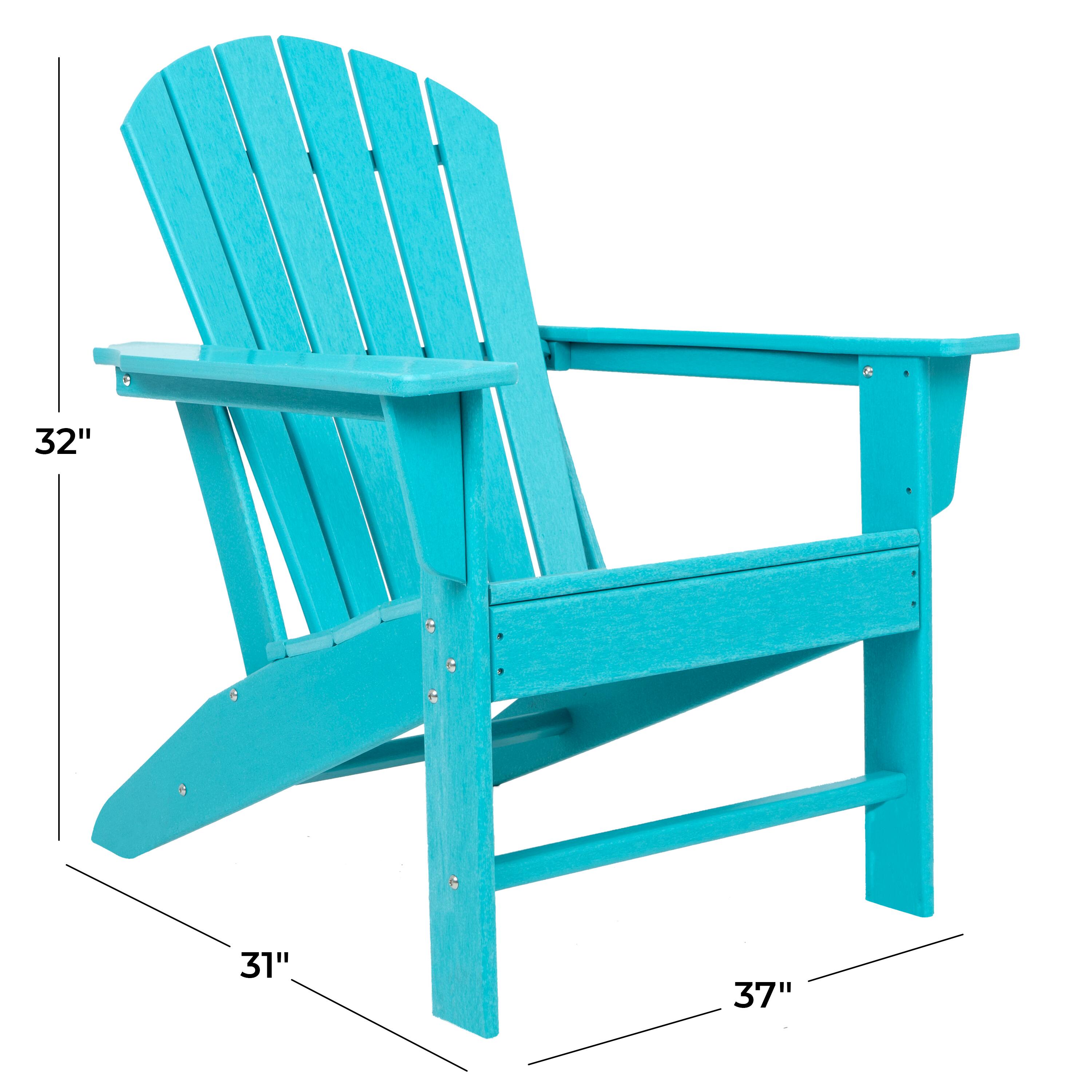Blue Traditional Adirondack Chair