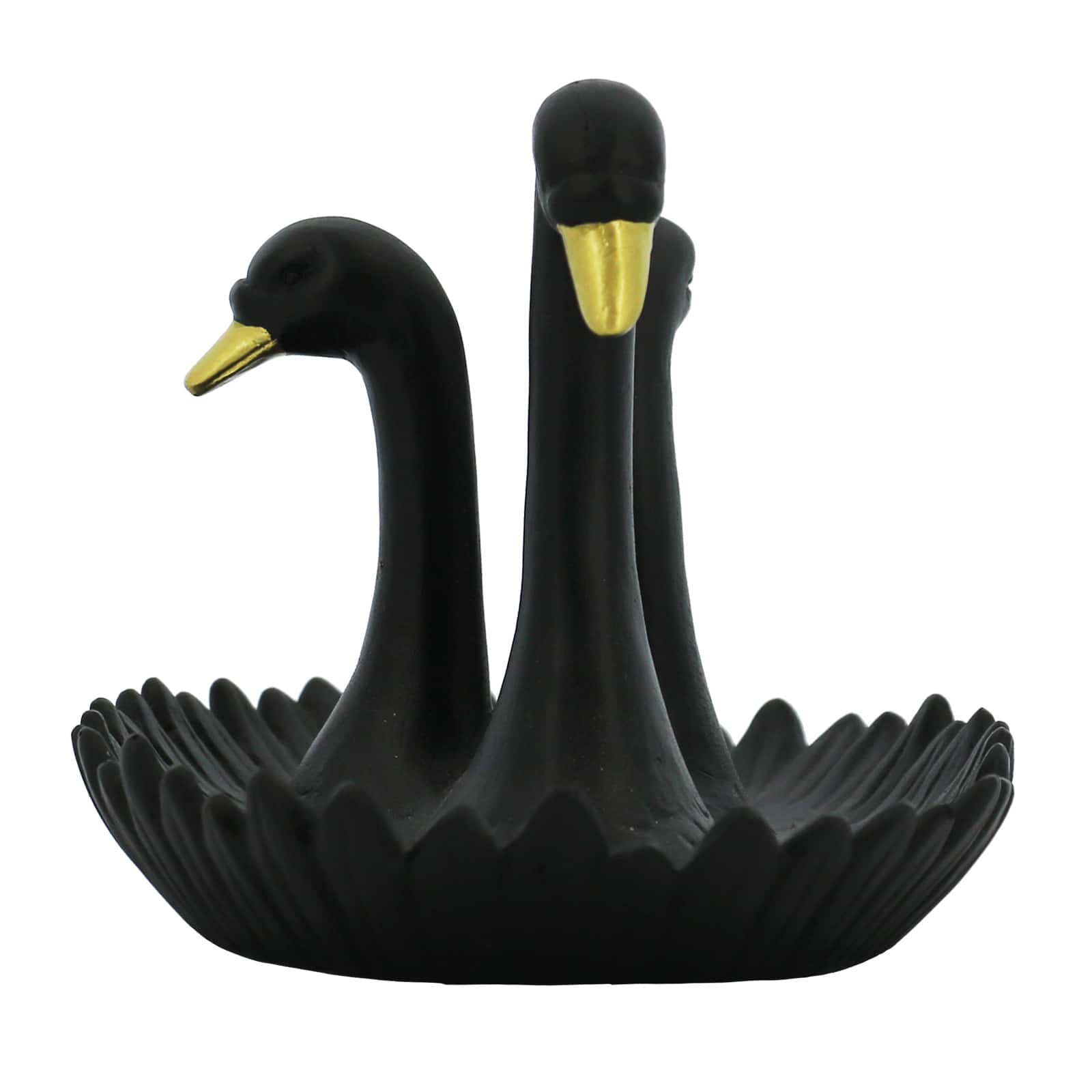 6&#x22; 3-Headed Black Swan Dish by Ashland&#xAE;