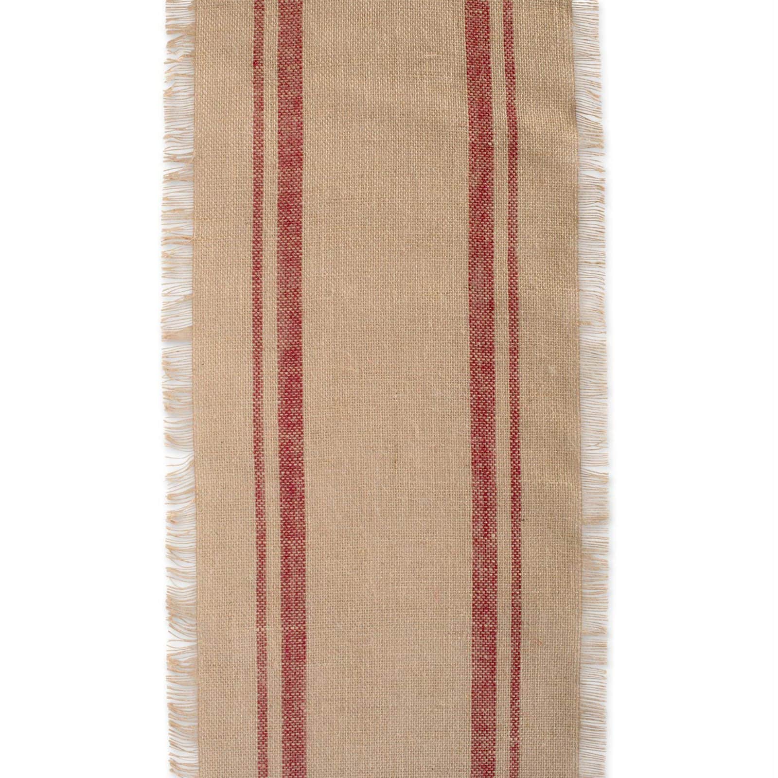 DII® 108" Double Border Burlap Table Runner