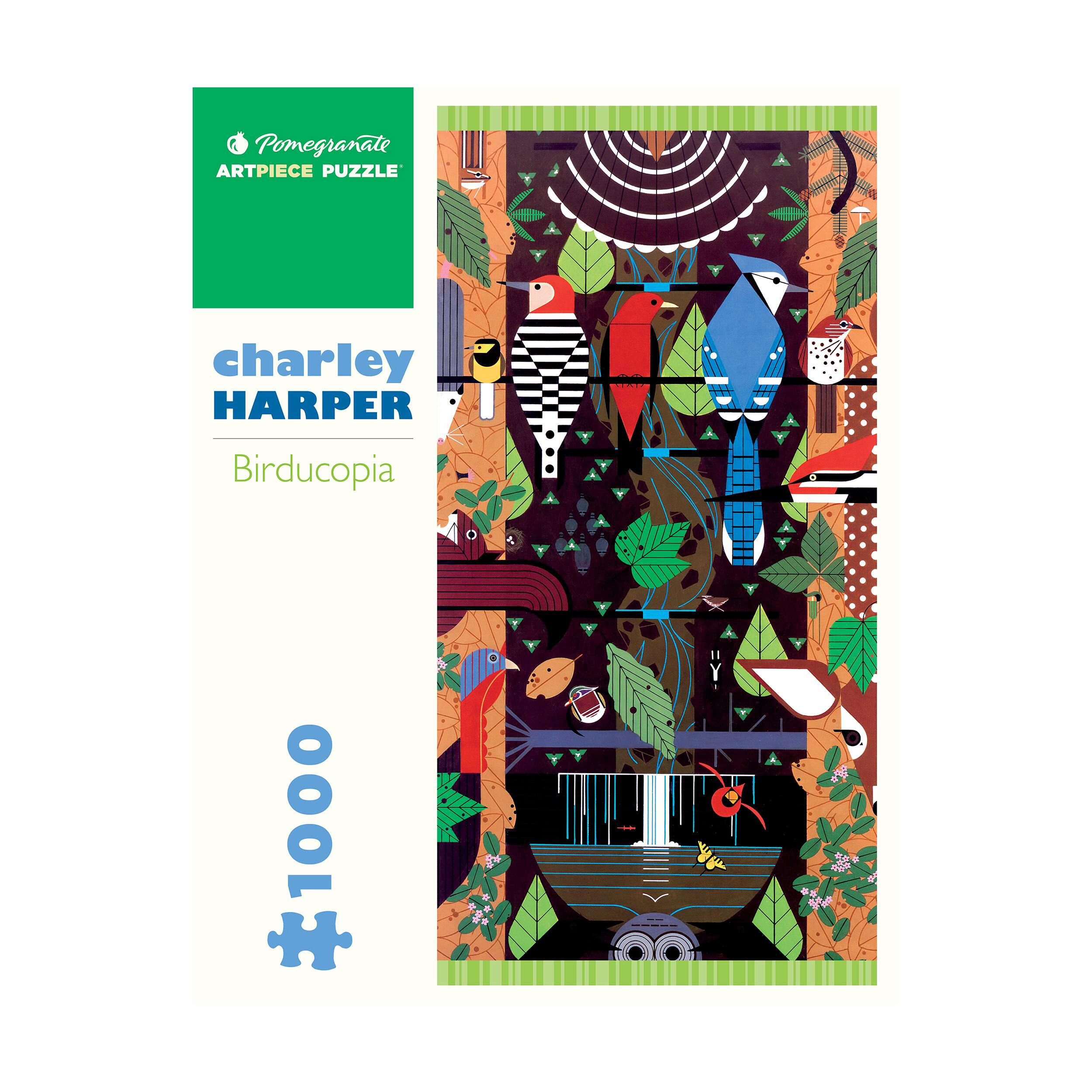 Charley Harper - Birducopia Puzzle: 1000 Pcs