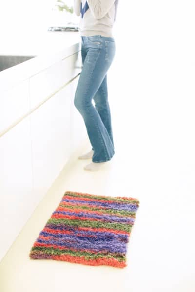 Lion Brand® That '70s Yarn™ Cosy Vibes Crochet Floor Mat | Projects ...