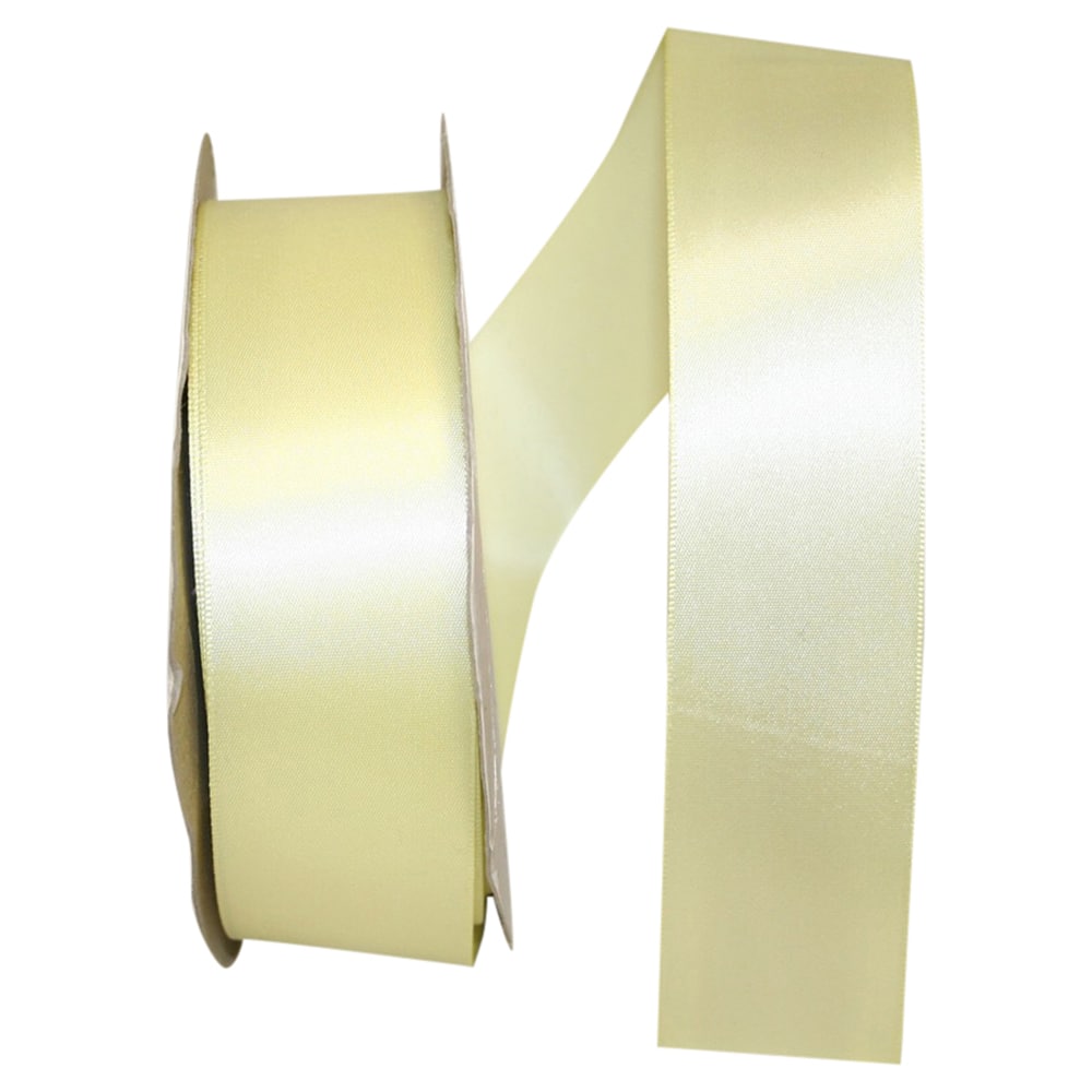 Jam Paper 1.5 Single Face Satin Ribbon in Maize | 1.5 x 50yd | Michaels