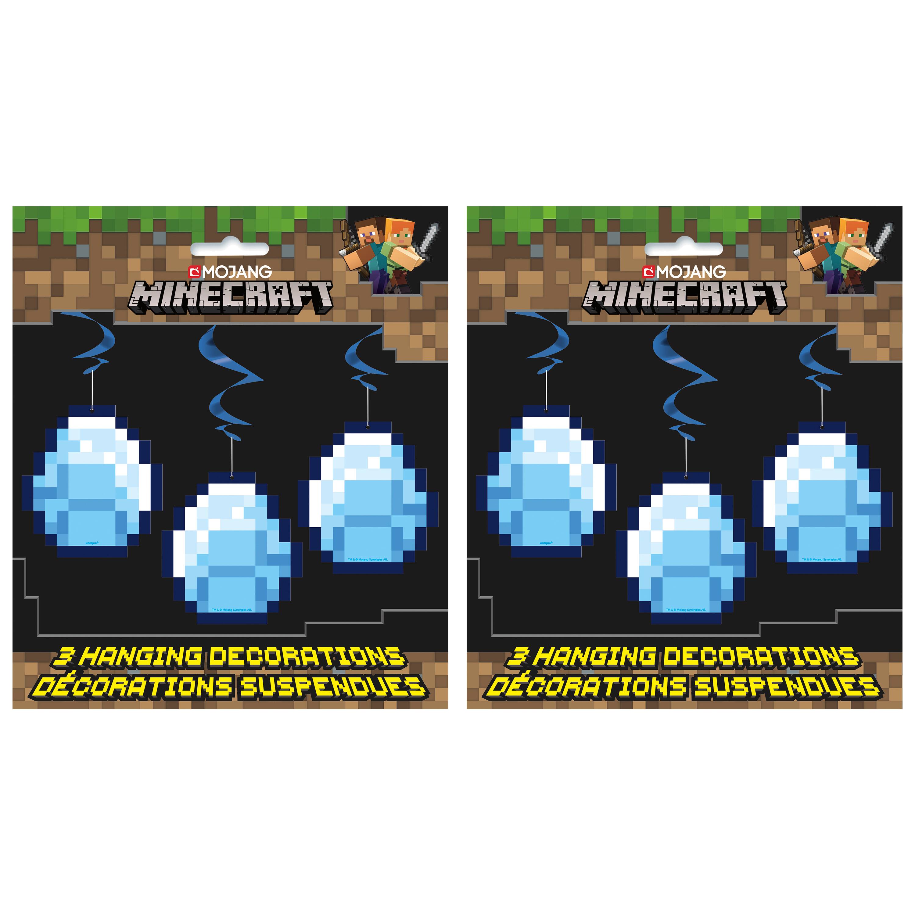 Minecraft Hanging Decorations Minecraft Birthday Party Decorations