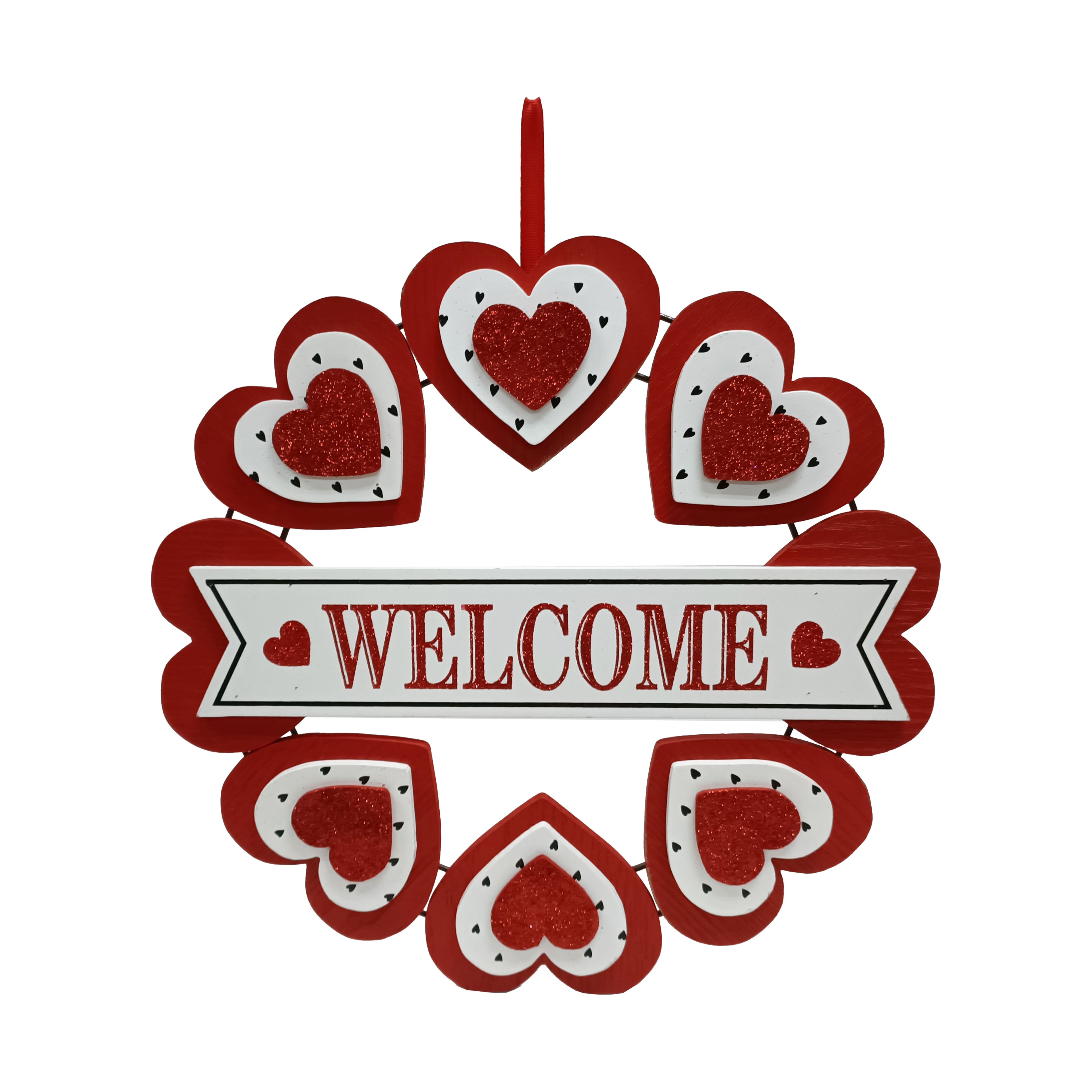 Heart Wreath Welcome Wall Sign by Ashland®
