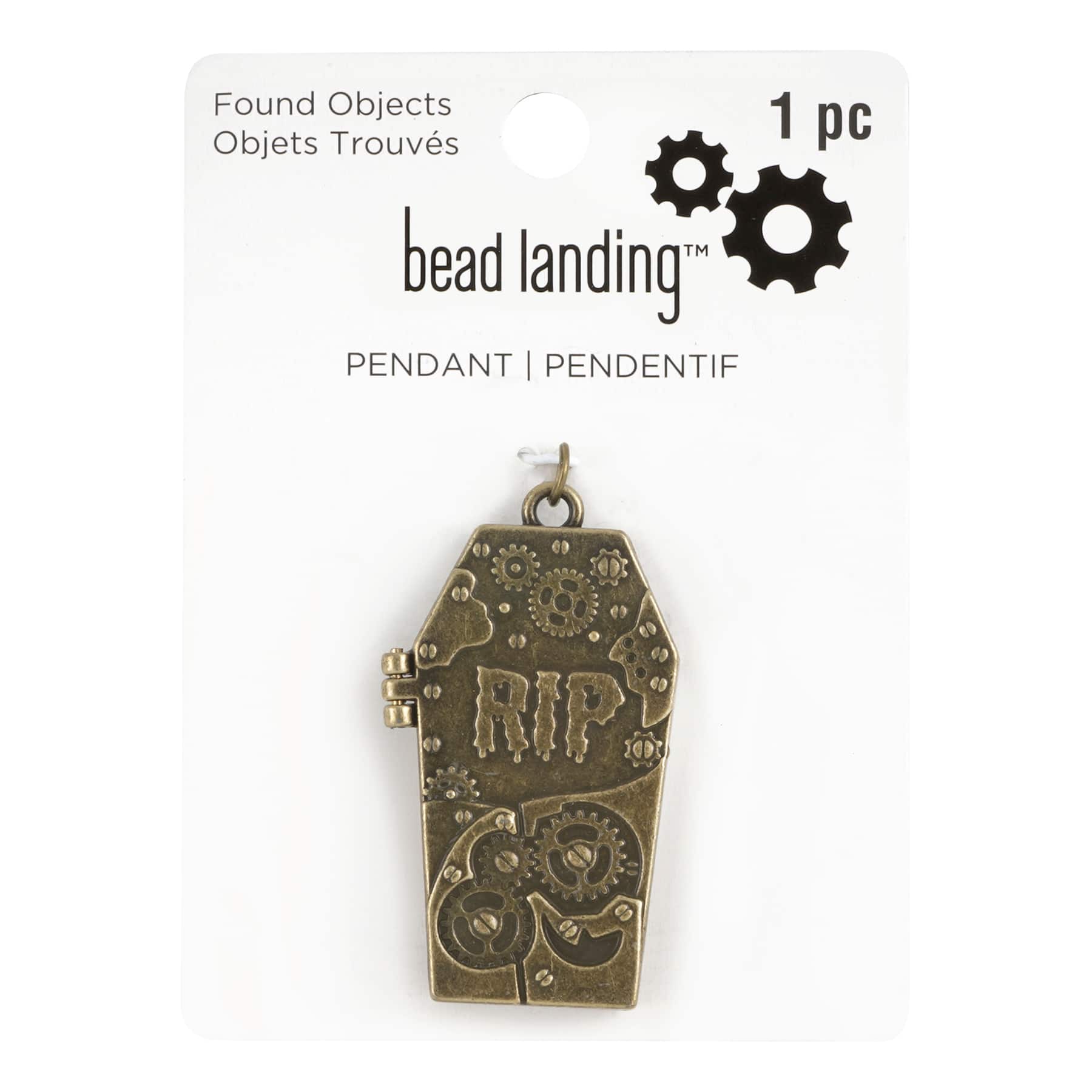 Found Objects Coffin Pendant by Bead Landing&#x2122;