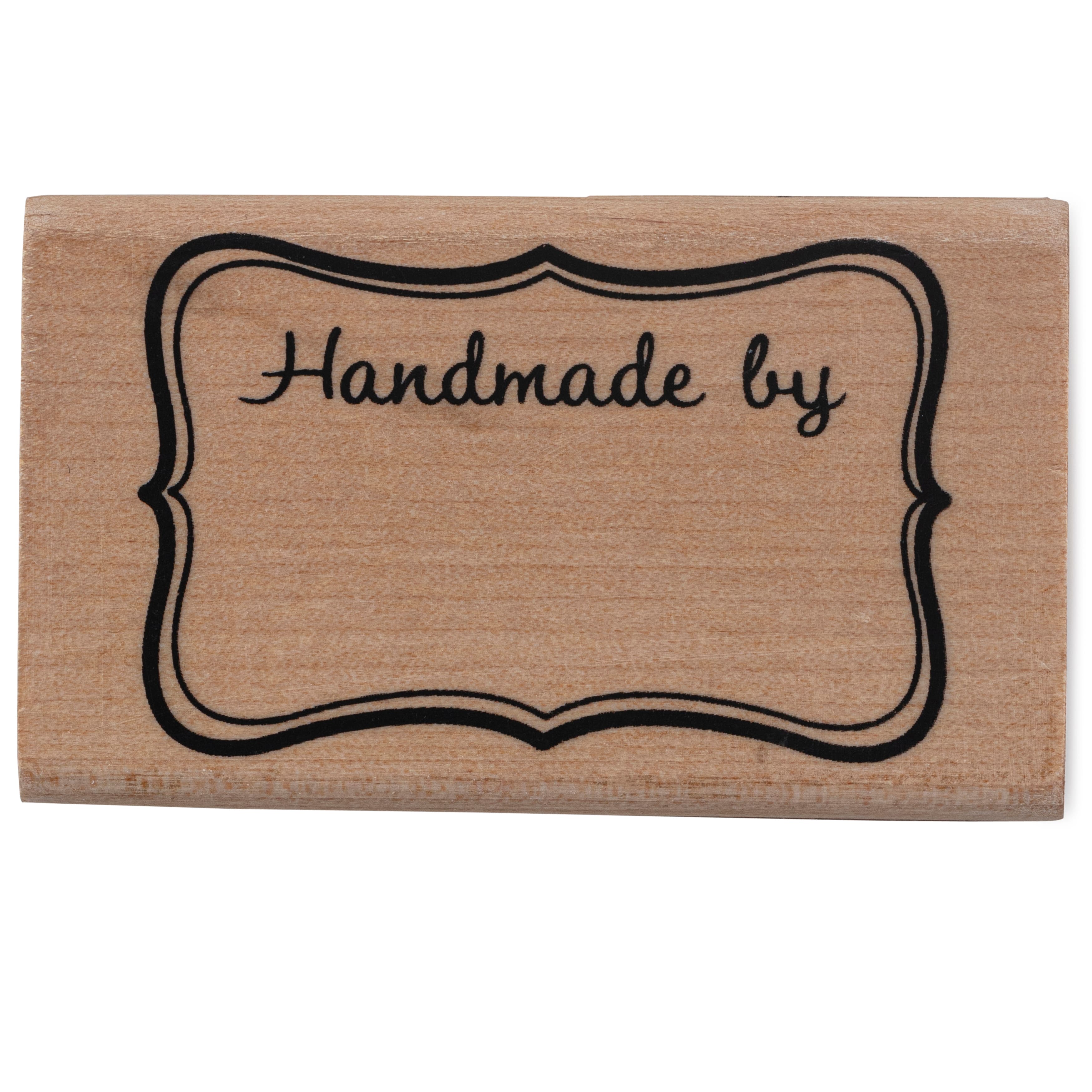 6 Pack: Handmade By Wood Stamp by Recollections™