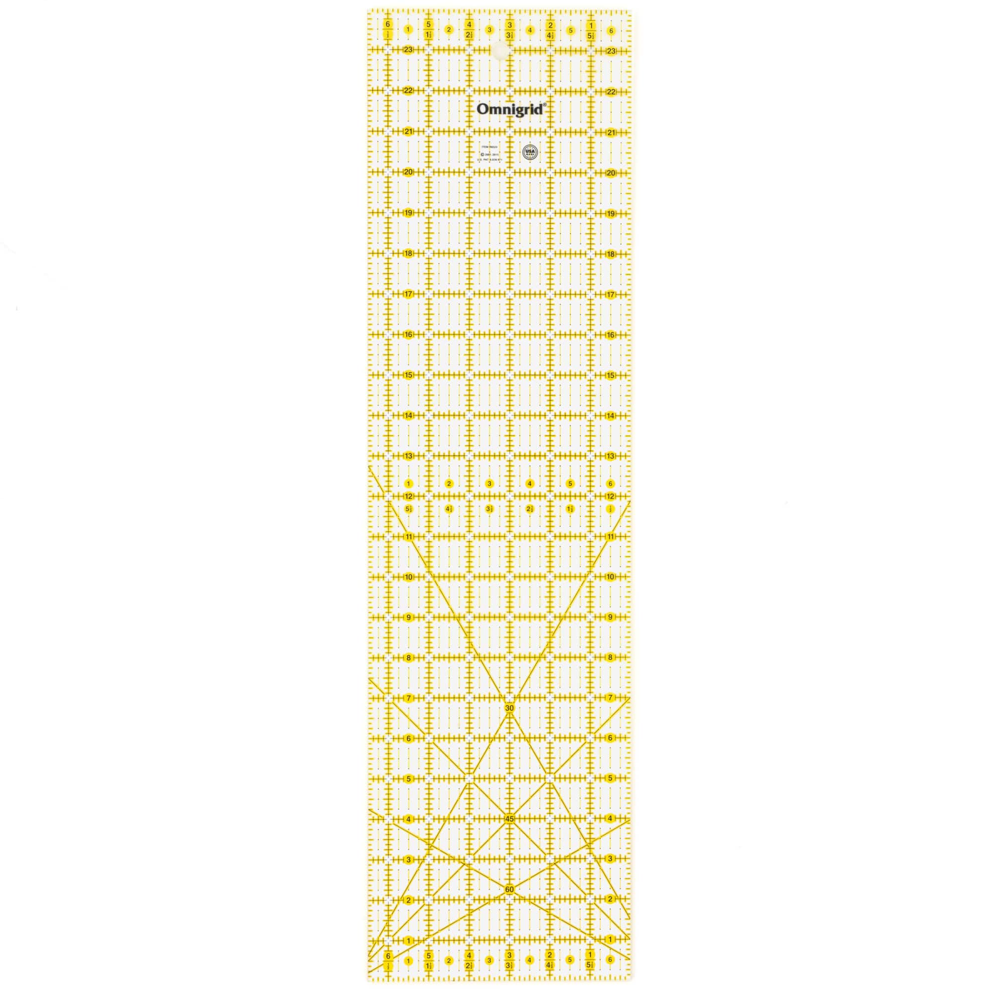 Omnigrid® 6.5" x 24" Rectangle Quilting & Sewing Ruler