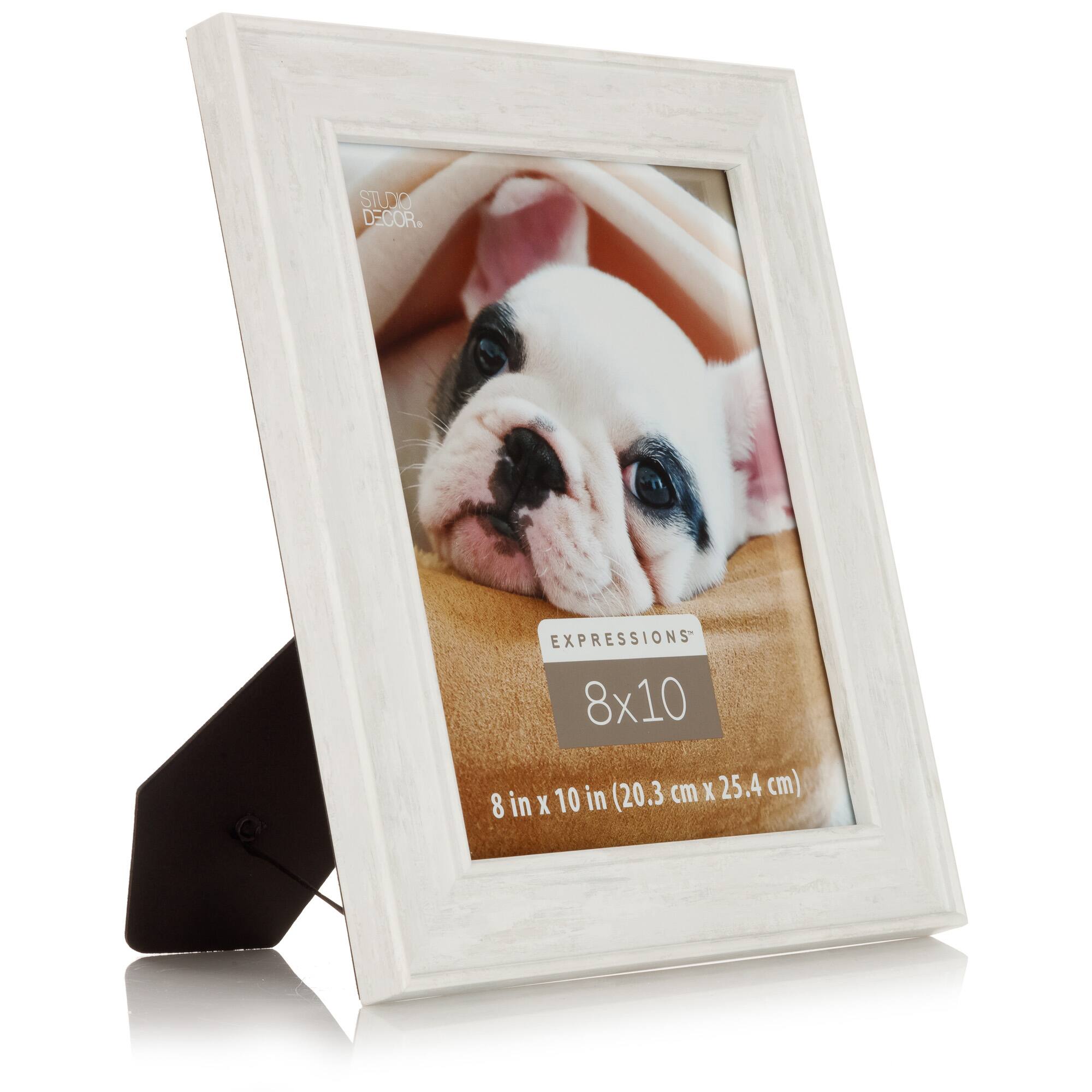 Expressions™ 8" x 10" Whitewashed Inner & Outer Lip Frame by Studio Décor®