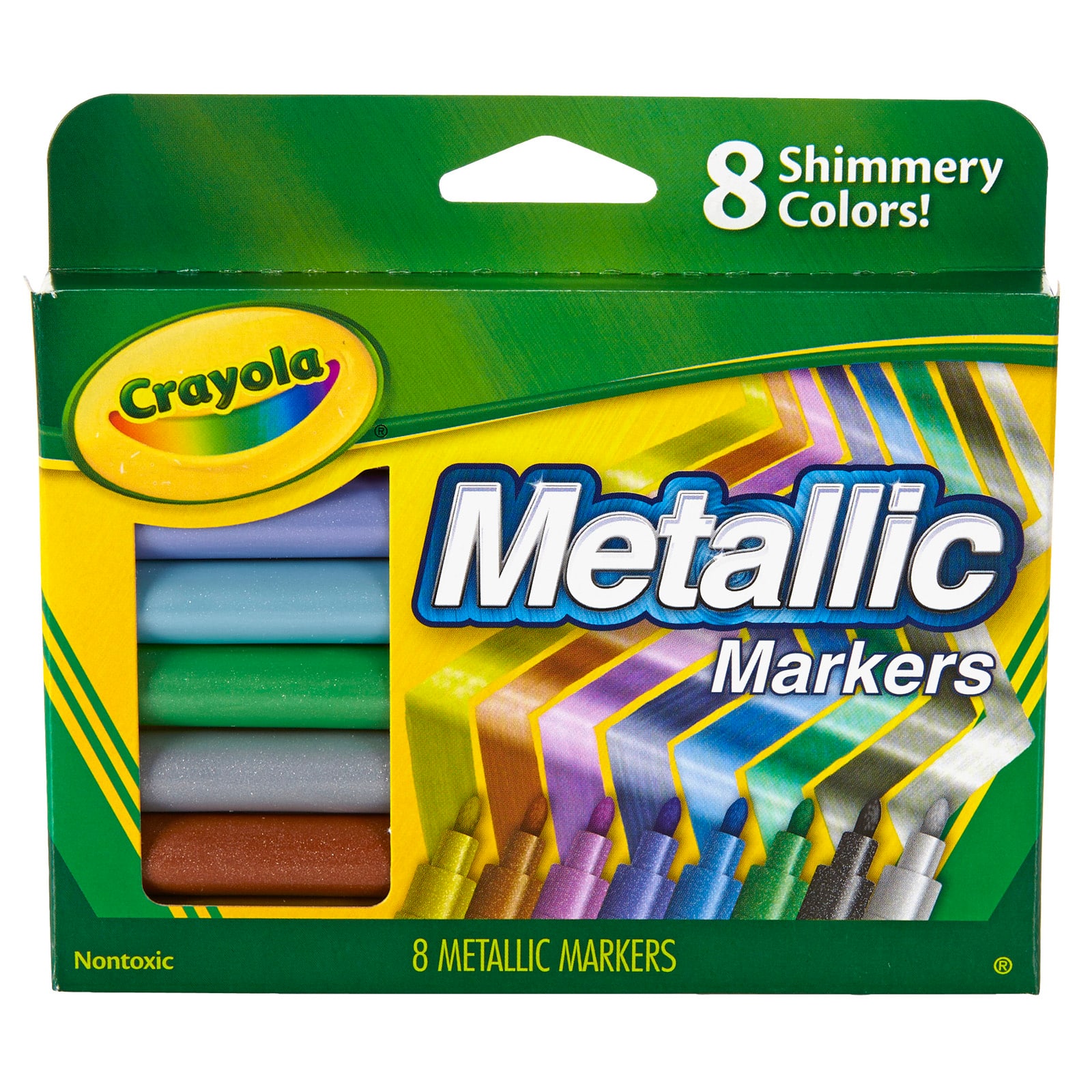 Crayola® Metallic Markers, 3 Packs of 8