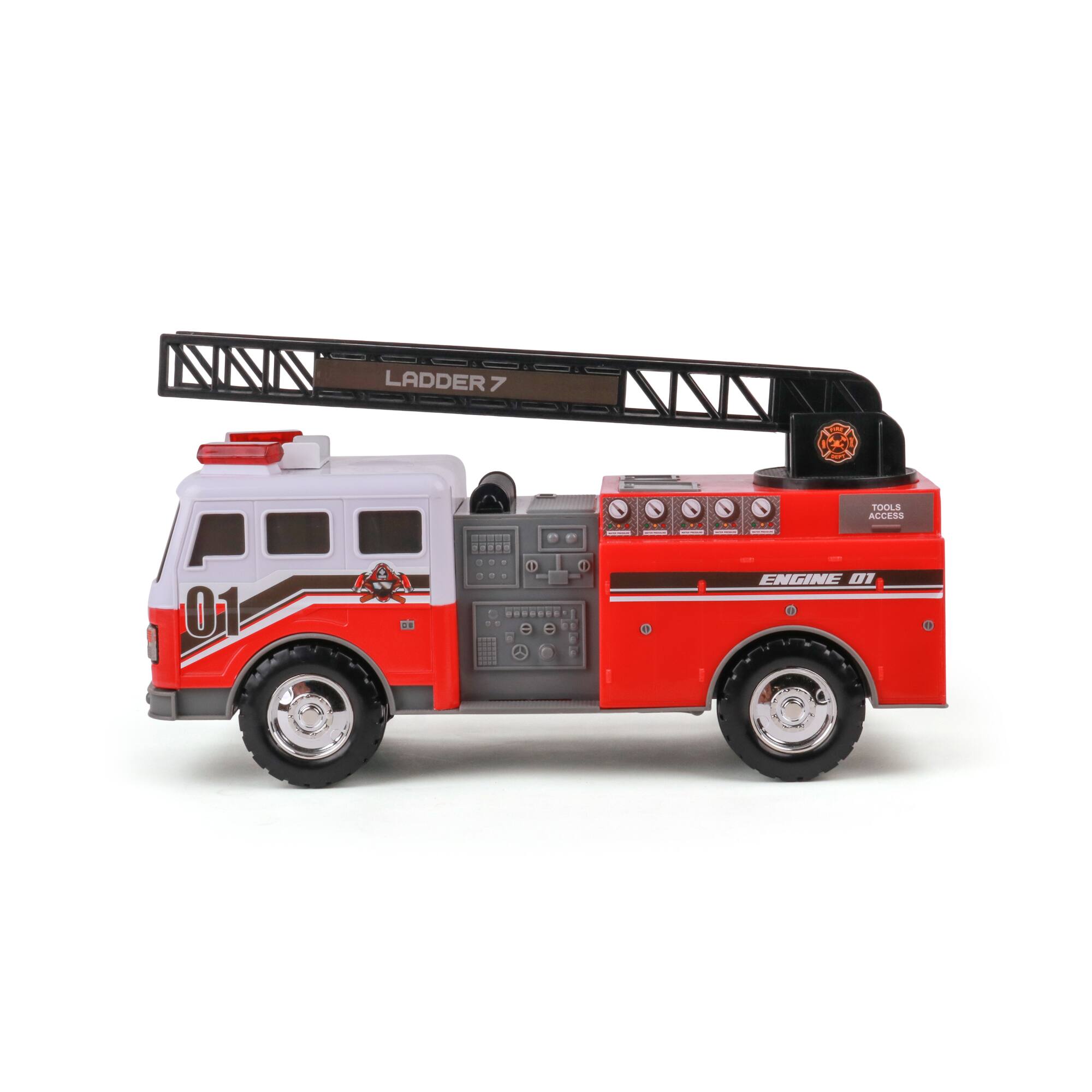 Funrise Mighty Fleet Mighty Motorized Fire Ladder Truck