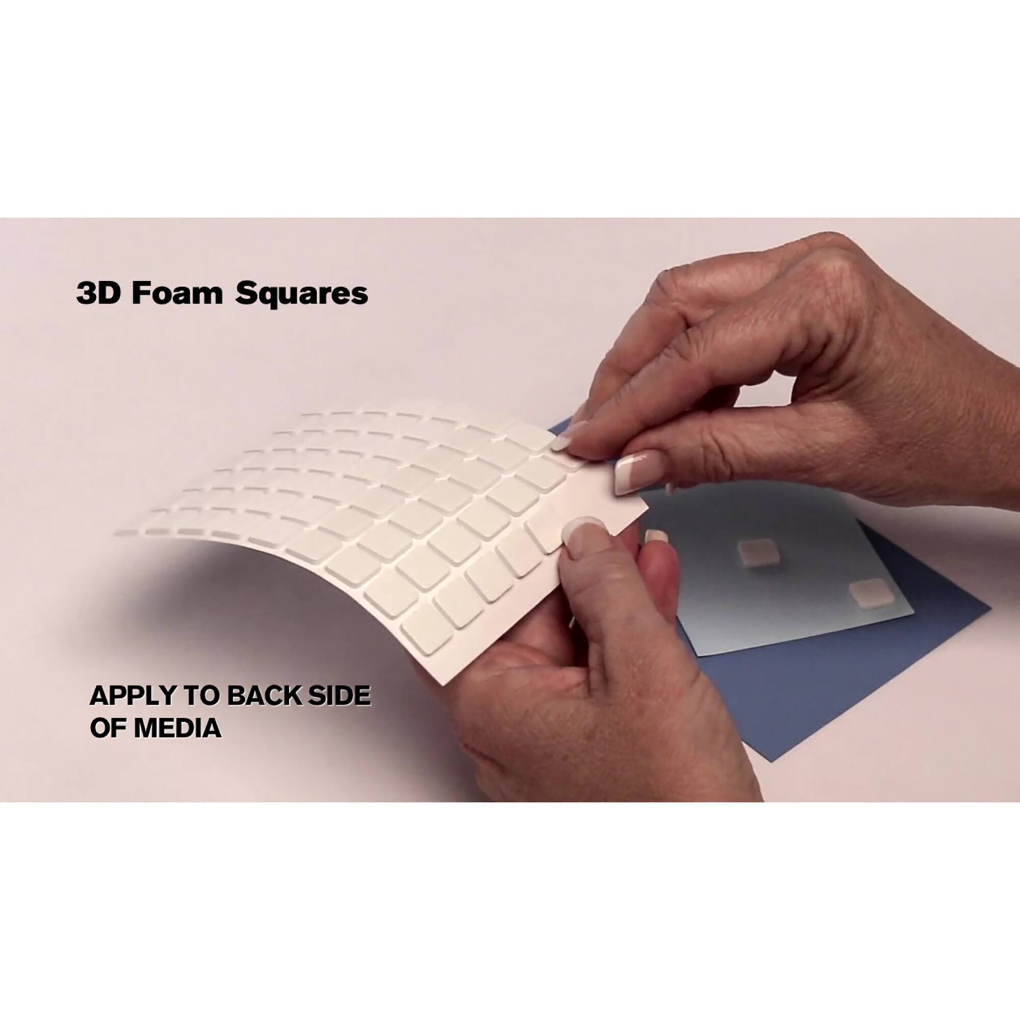 Scrapbook Adhesives by 3L&#xAE; 1mm Thin 3D Foam Square Packs, 10ct.