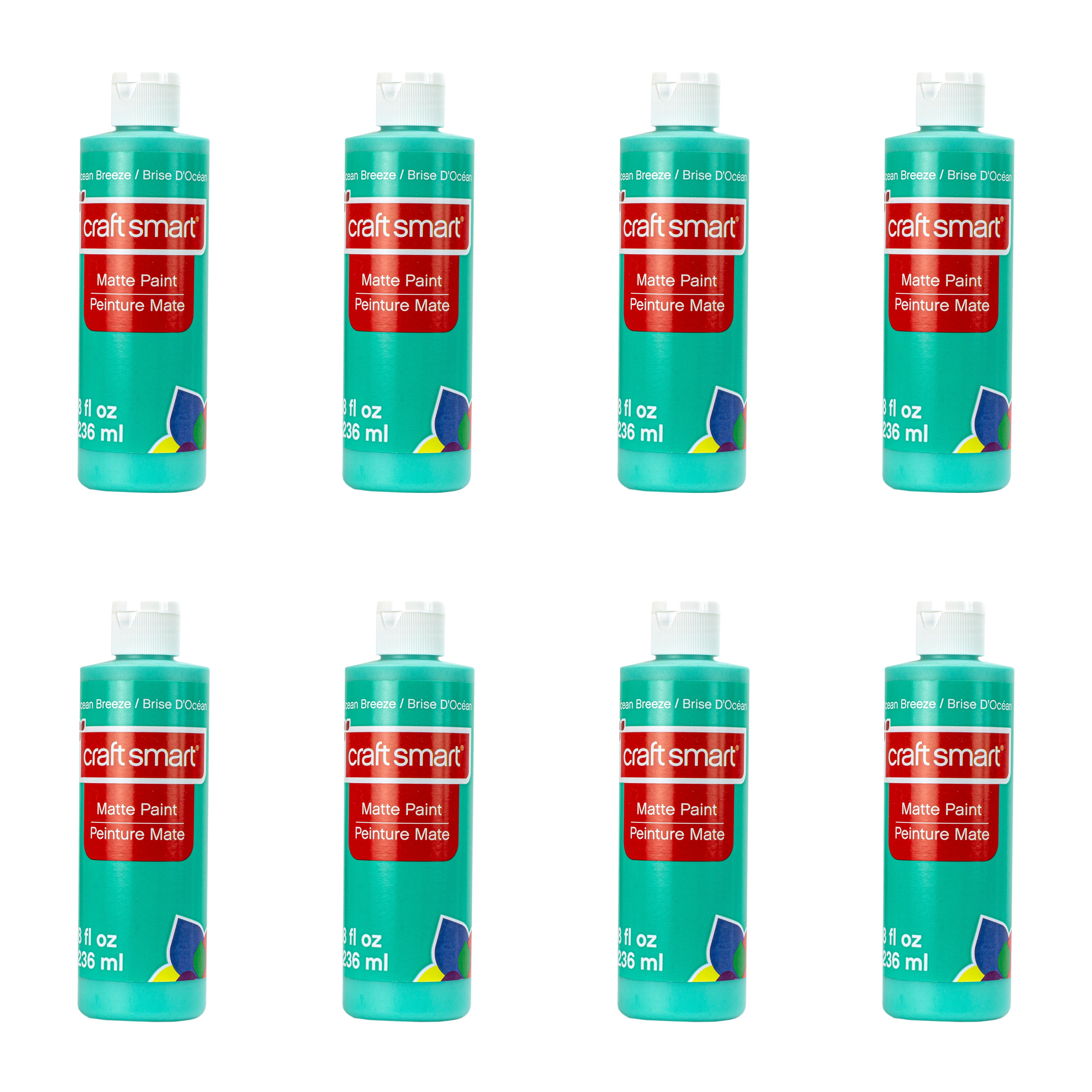 8 Pack: 8oz. Acrylic Paint by Craft Smart®