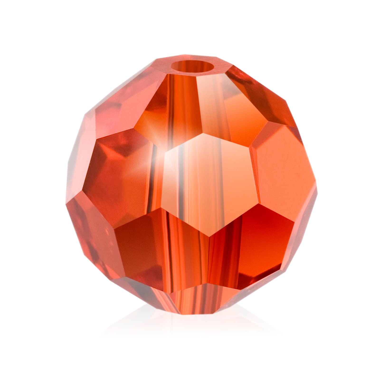 John Bead Preciosa 4mm Czech Crystal Glass Faceted Round Beads, 40ct.