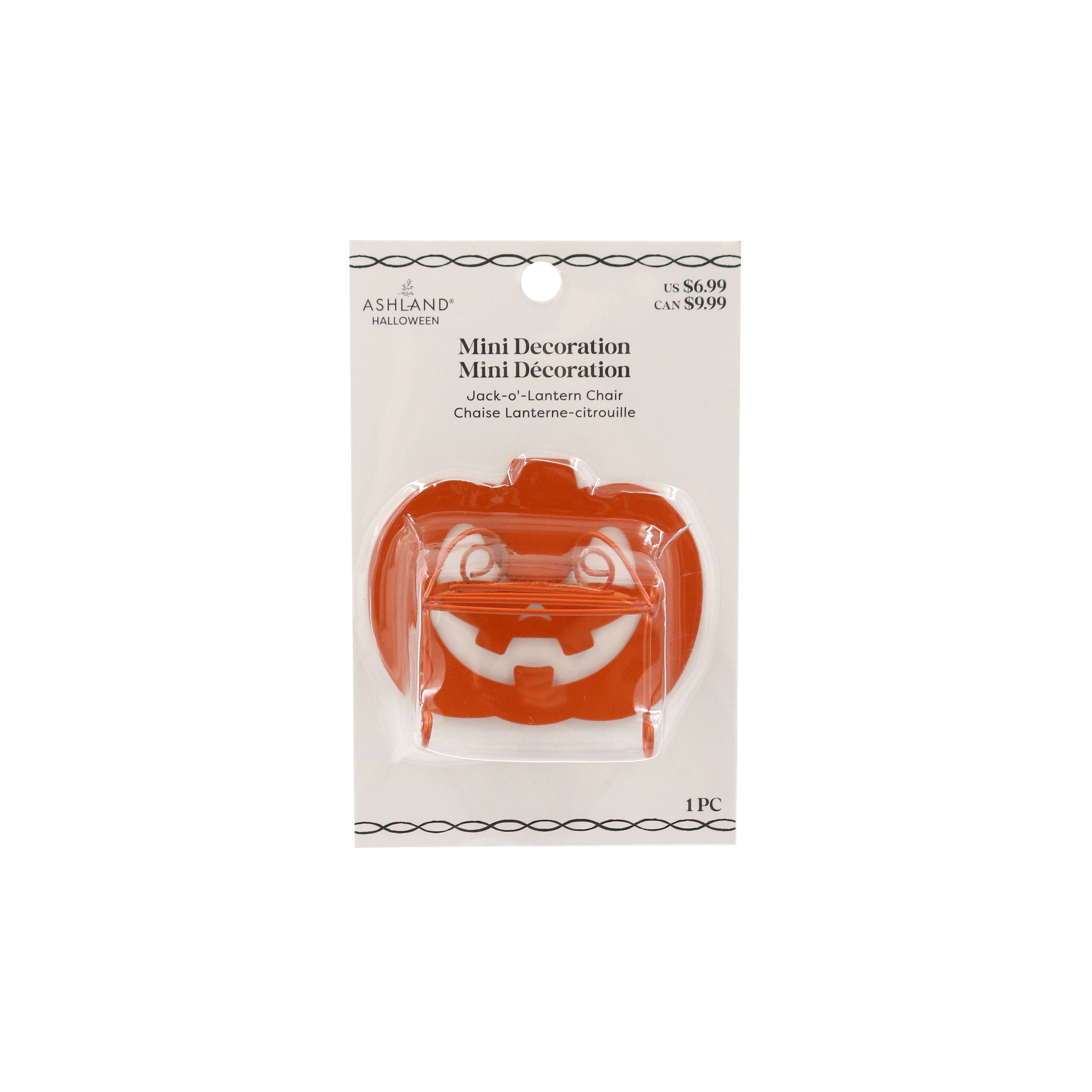 Mini Jack-o&#x27;-Lantern Chair Decoration by Ashland&#xAE;