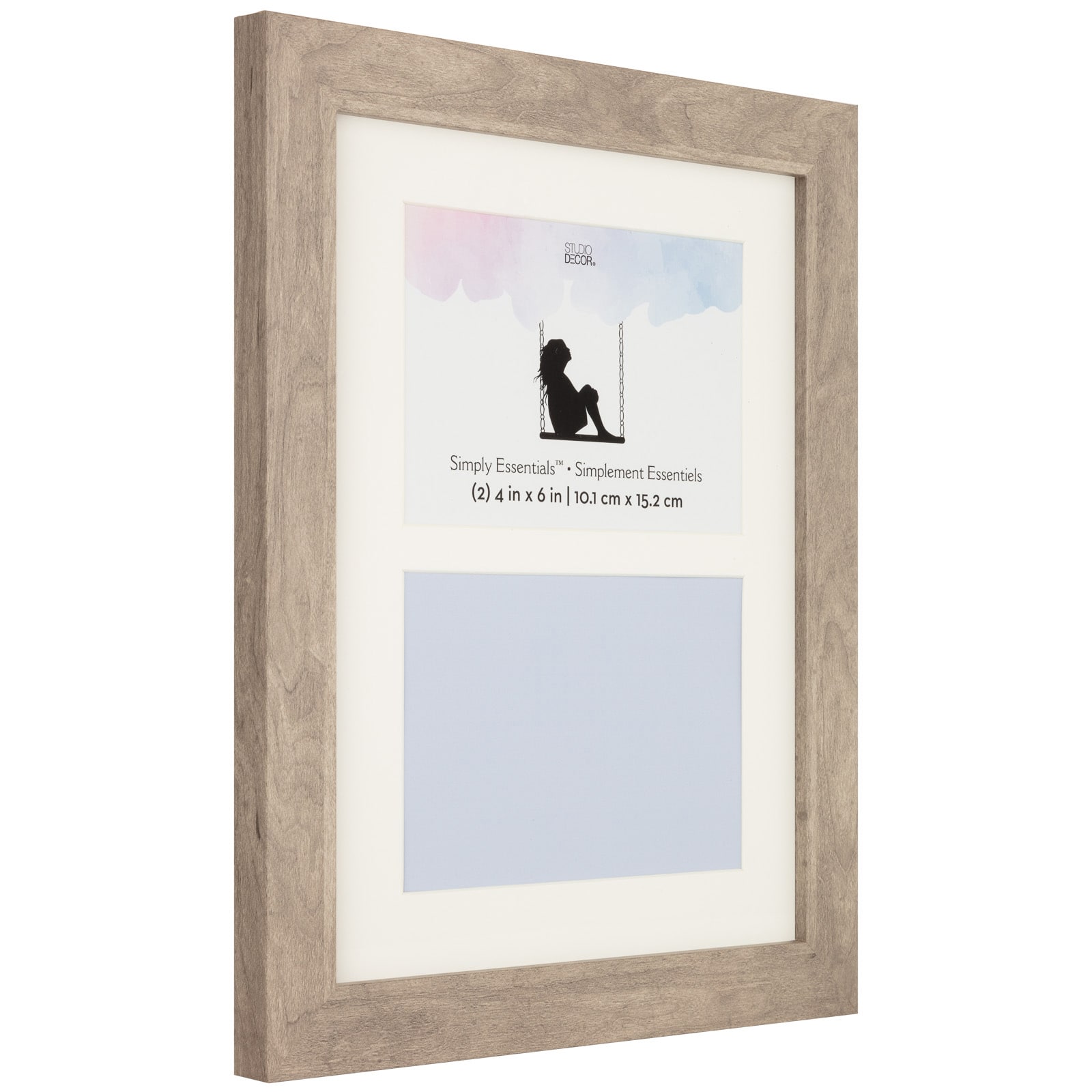 2 Opening Gray 4&#x22; x 6&#x22; Collage Frame, Simply Essentials&#x2122; by Studio D&#xE9;cor&#xAE;