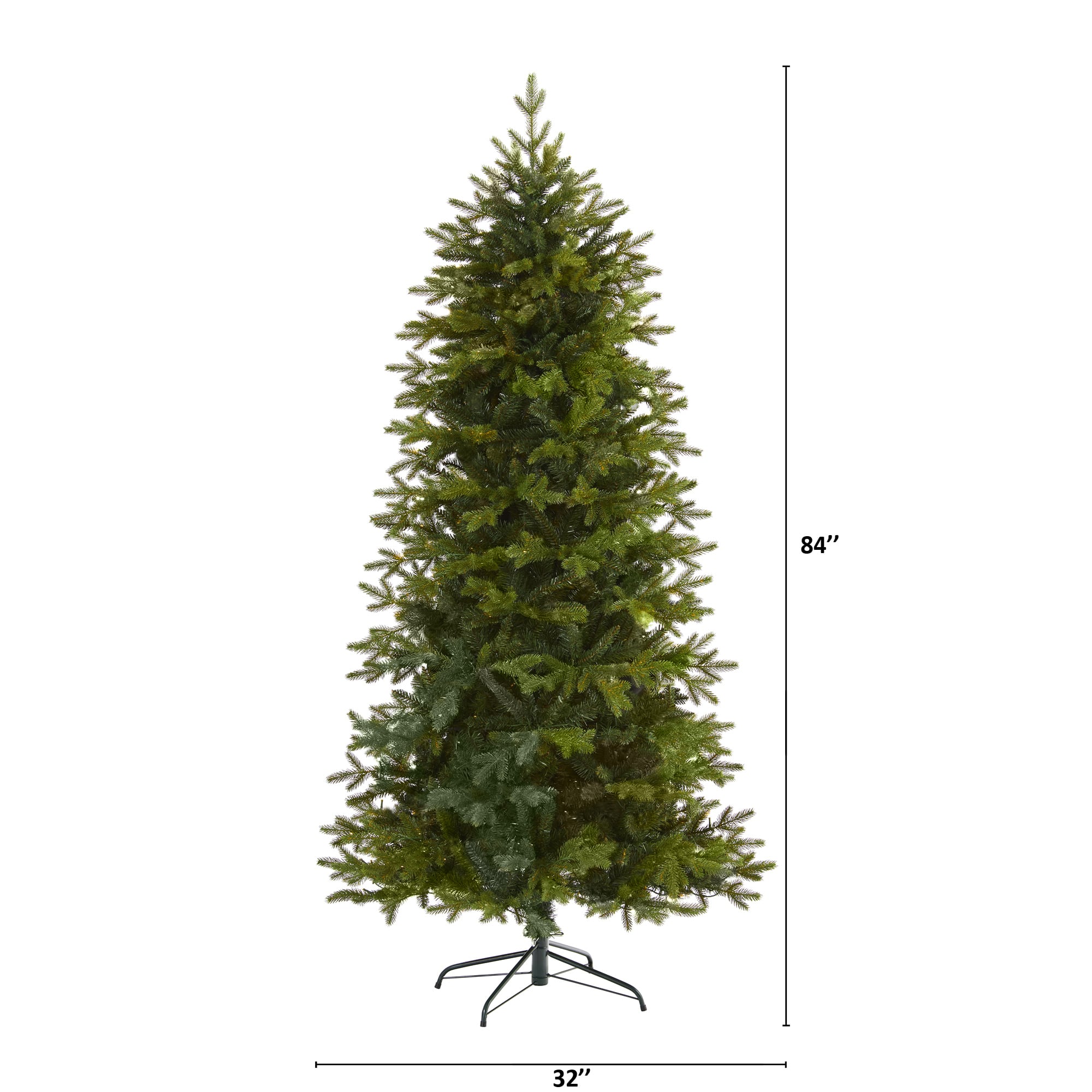 7ft. Unlit Belgium Fir Natural-Look Artificial Christmas Tree