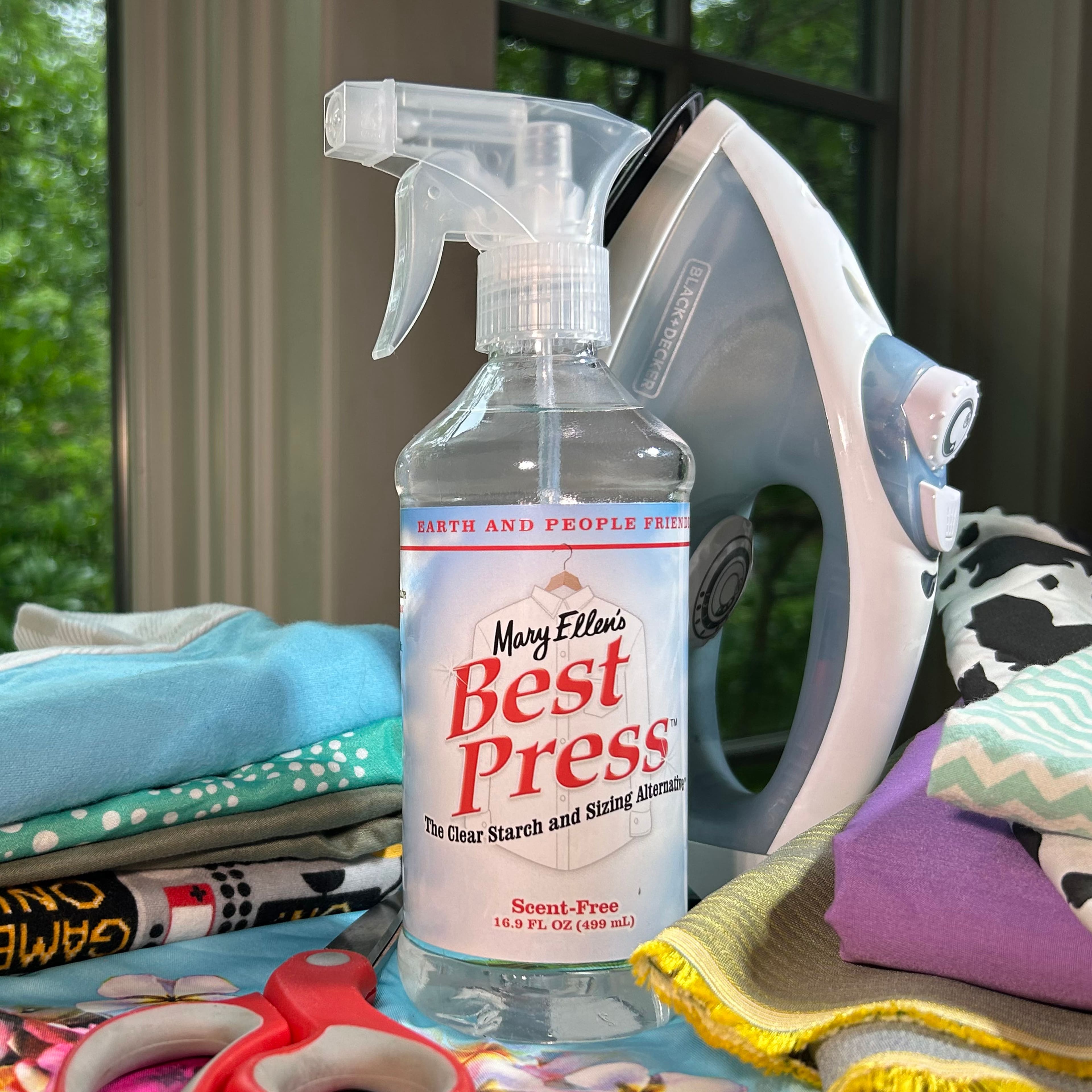 Mary Ellen's Best Press 16.9oz. Scent Free Spray Starch & Sizing Alternative