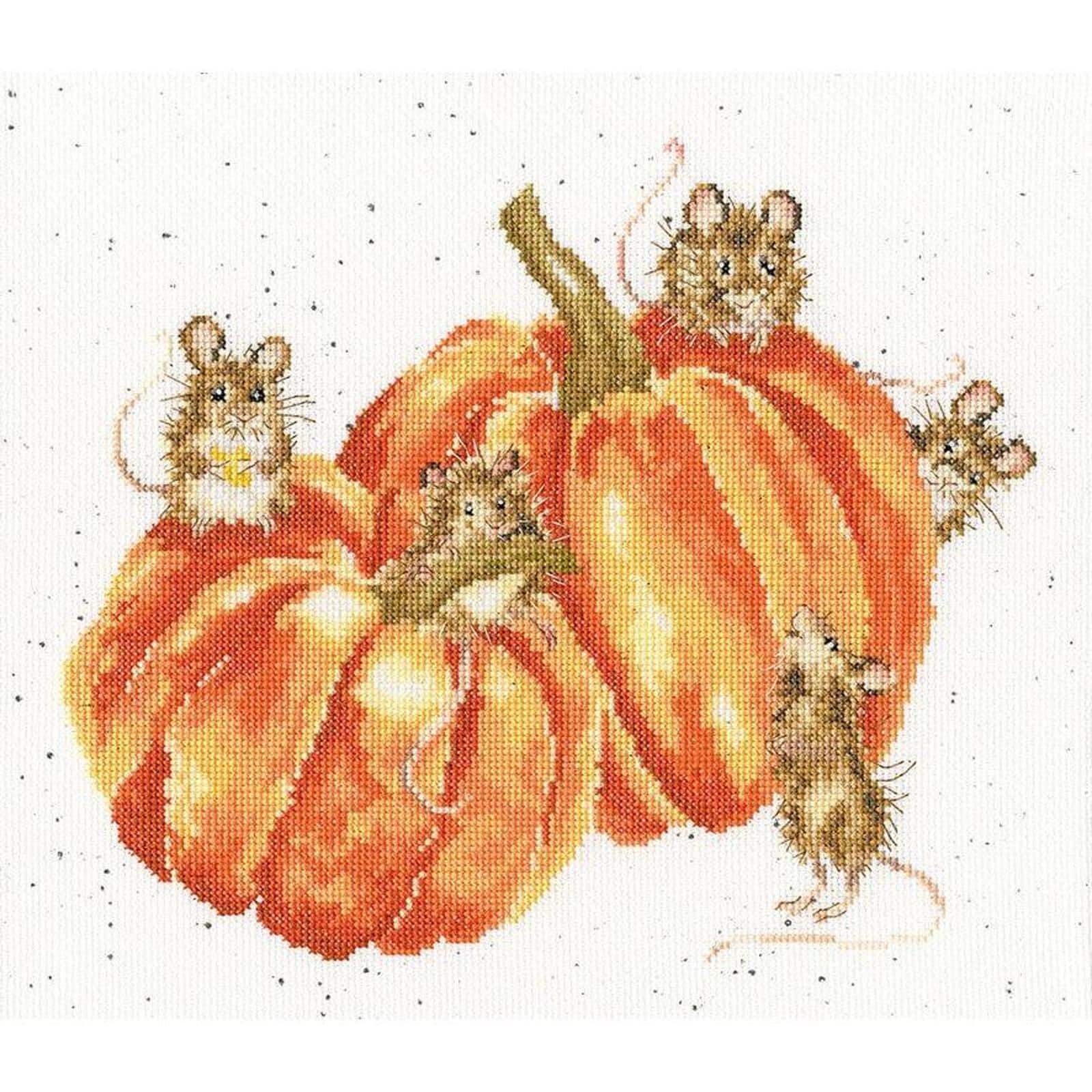 Bothy Threads Pumpkin, Spice And All Things Mice Counted Cross Stitch Kit