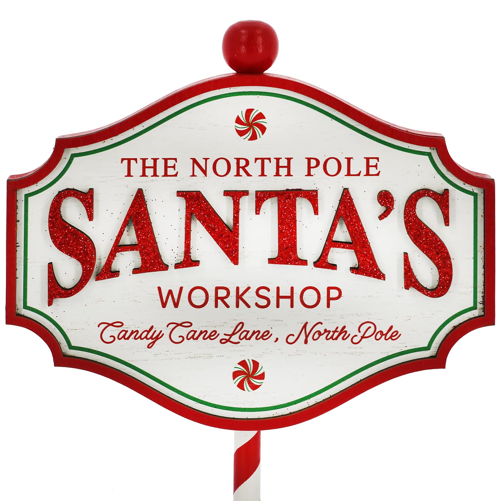8&#x22; Santa&#x27;s Workshop Tabletop Sign by Ashland&#xAE;