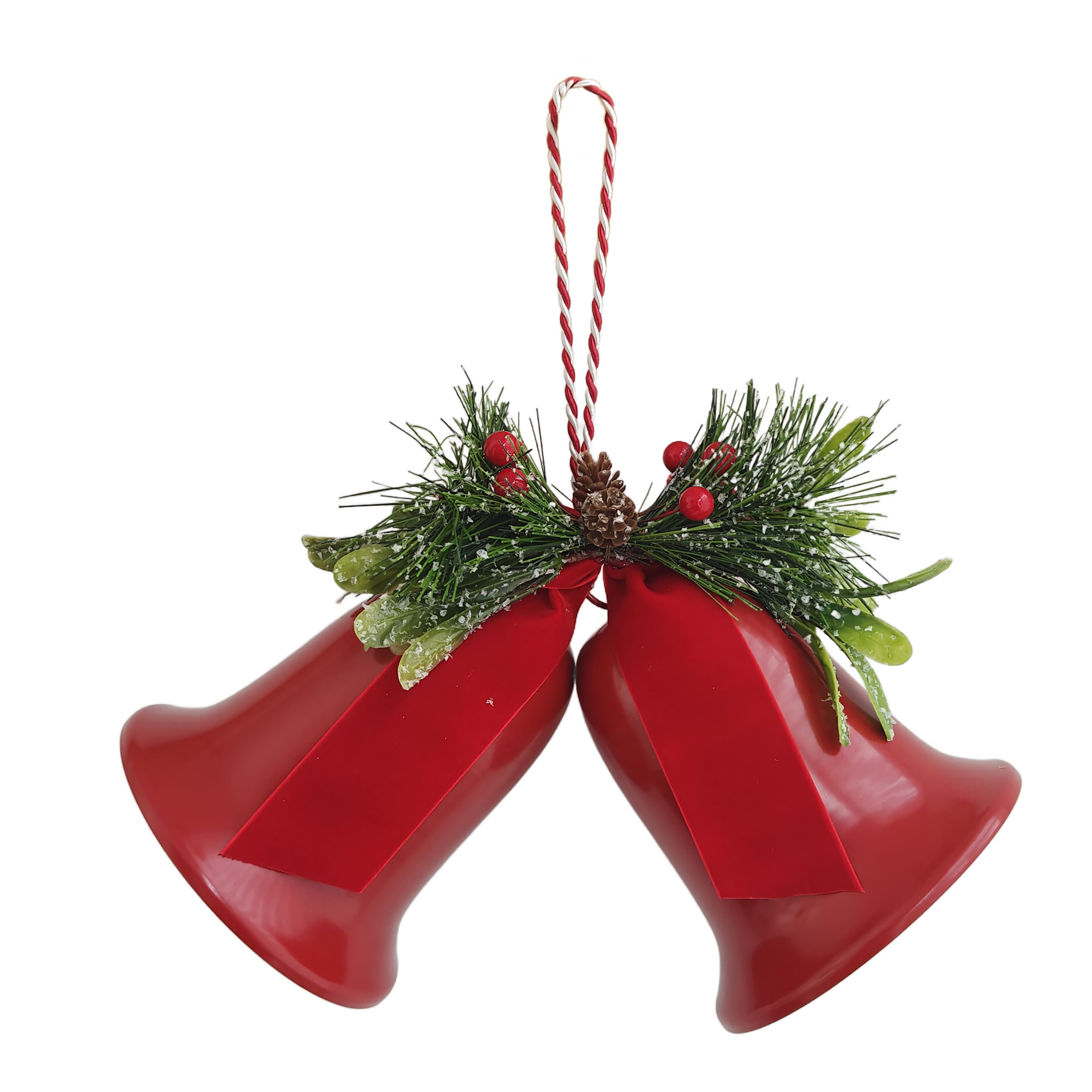 11.5&#x22; Hanging Double Bell D&#xE9;cor by Ashland&#xAE;