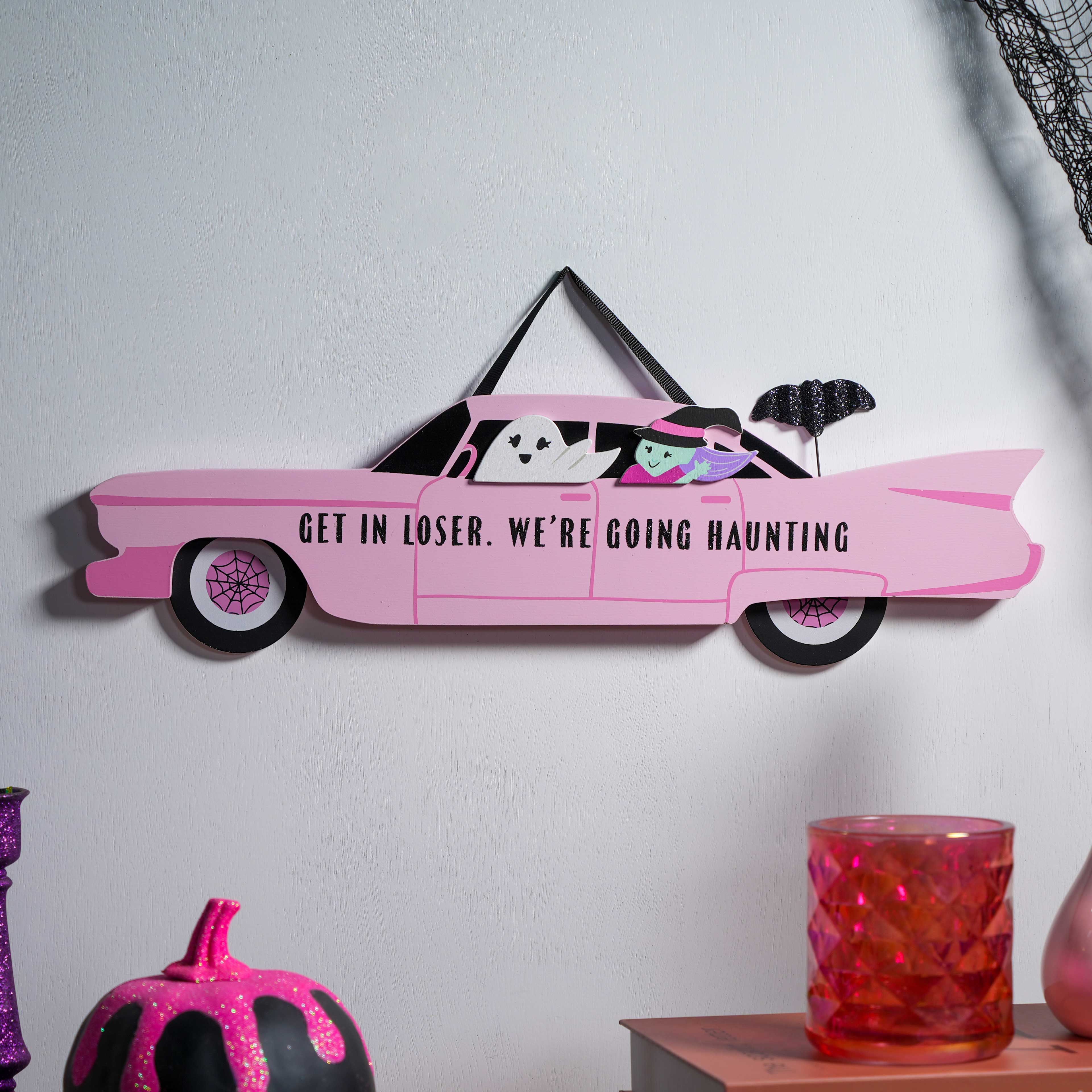 15.75&#x22; Pink Car Wall D&#xE9;cor by Ashland&#xAE;