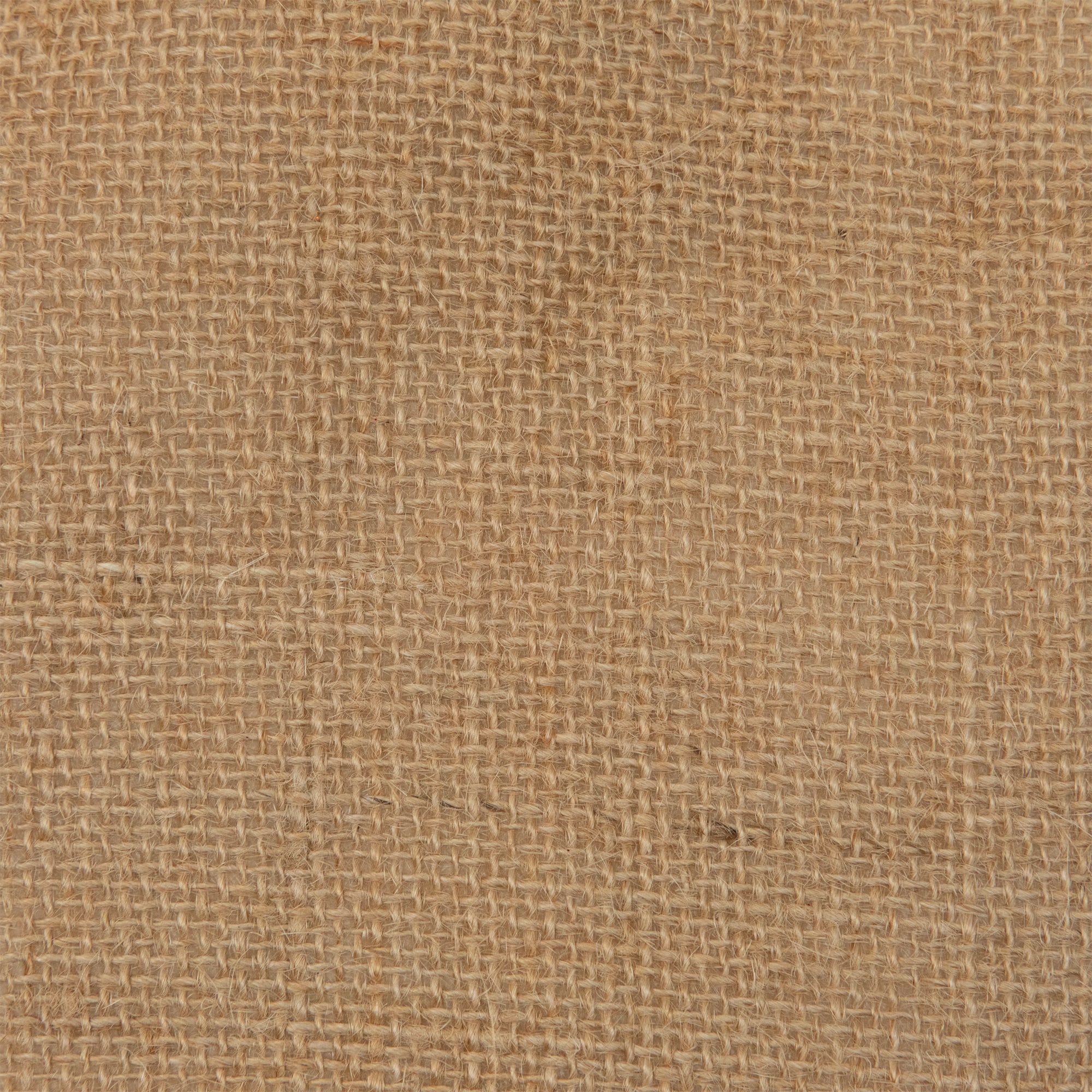 20" Burlap & White Fleece Trim Mini Tree Skirt